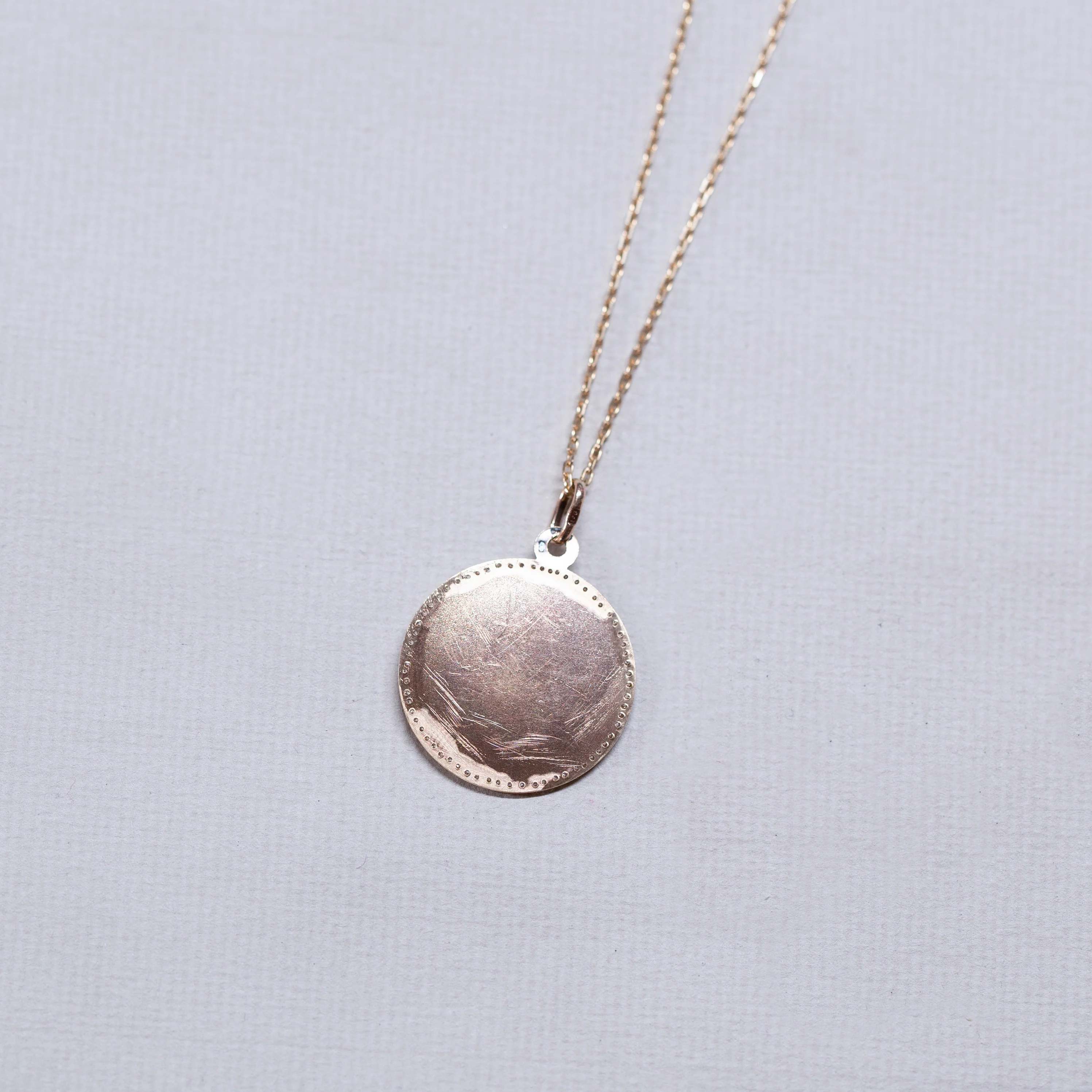Vintage Aries Charm Pendant with Diamonds - Image 2