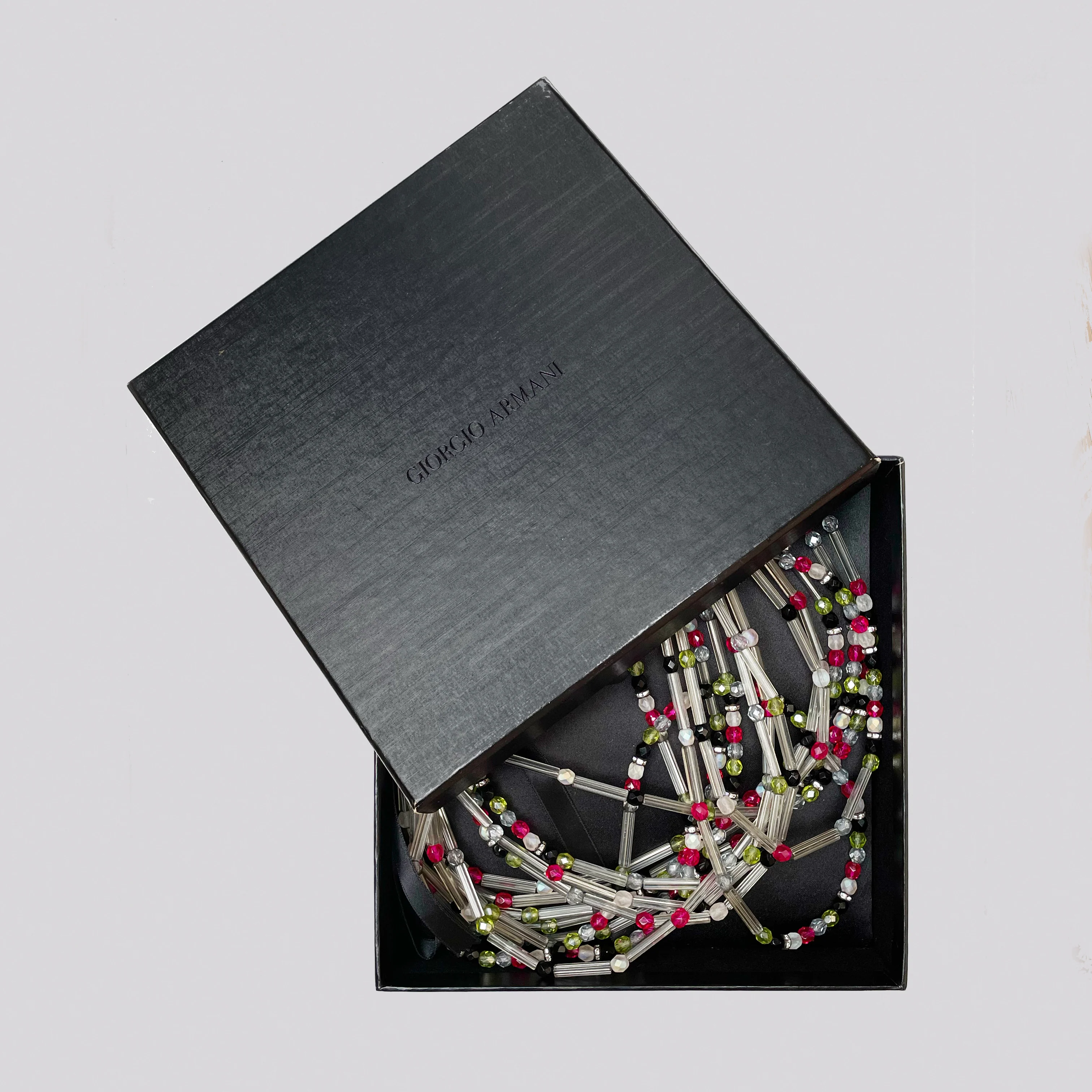 Vintage Armani Beads Necklace - Image 4
