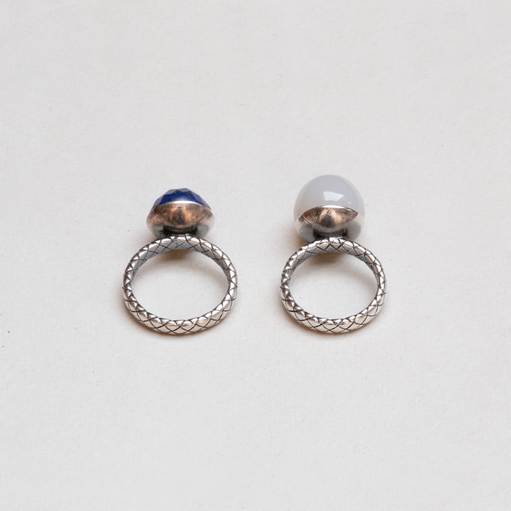 Vintage Bottega Veneta Intrecciato Rings - Image 2