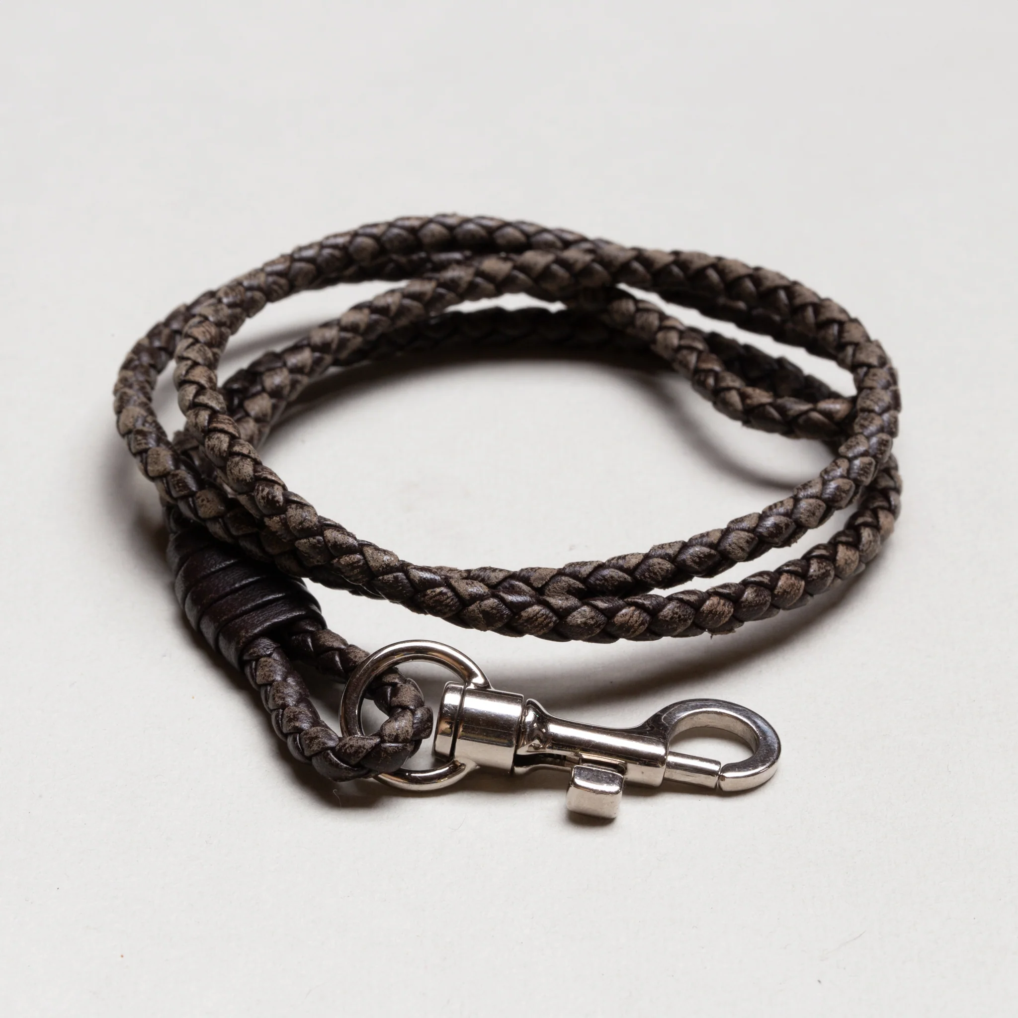 Vintage Bottega Veneta Intreccio Long Key Ring