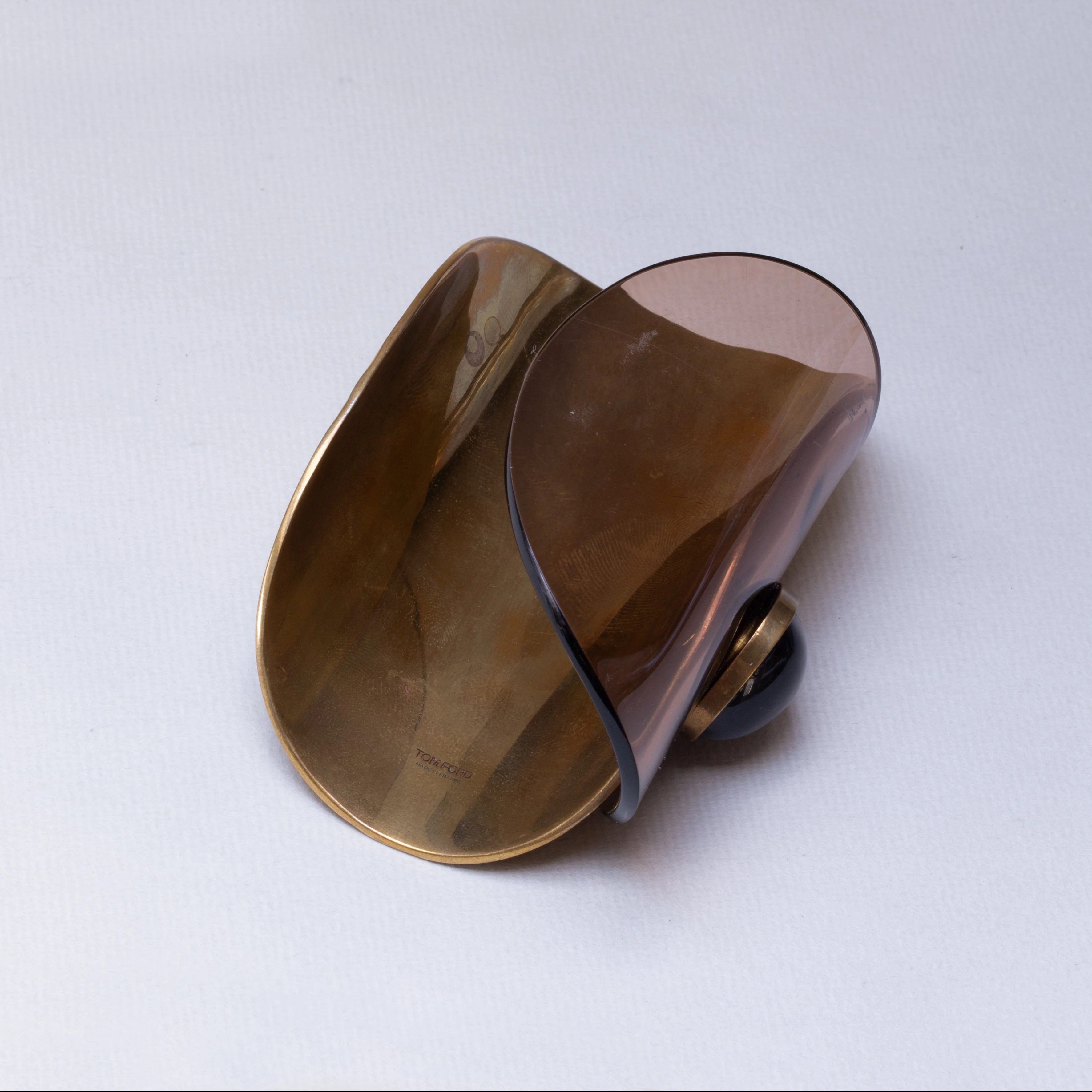 Vintage Brass Cuff Bracelet - Image 3
