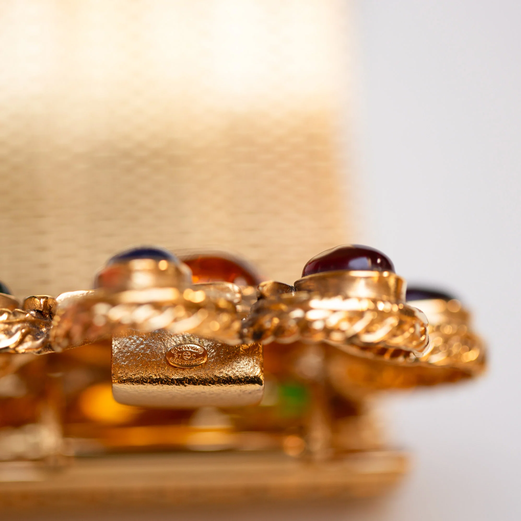 Vintage Chanel Gold Byzantine Belt - Image 3