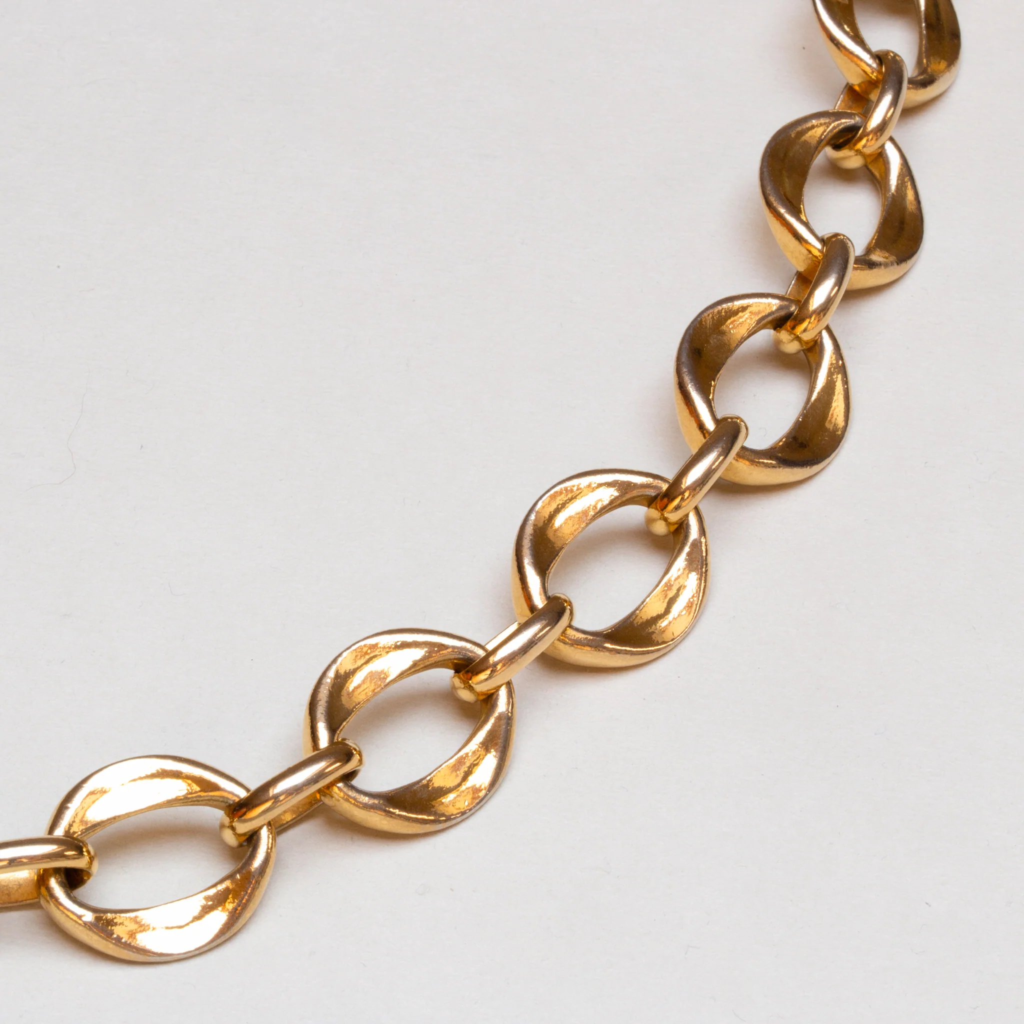 Vintage Chanel Gold Double Chain Belt - Image 4