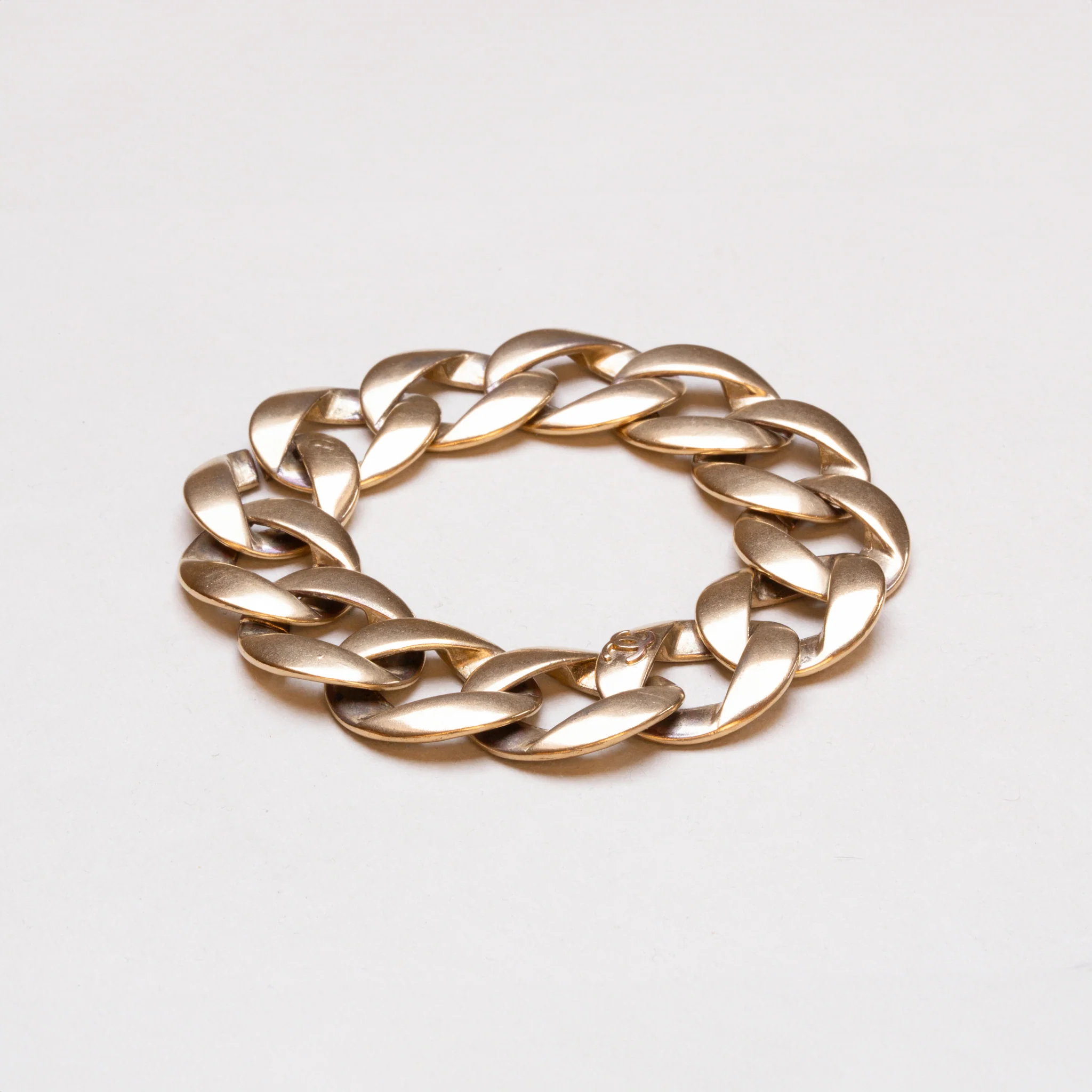 Vintage Chanel Chunky Chain Bracelet - Image 2