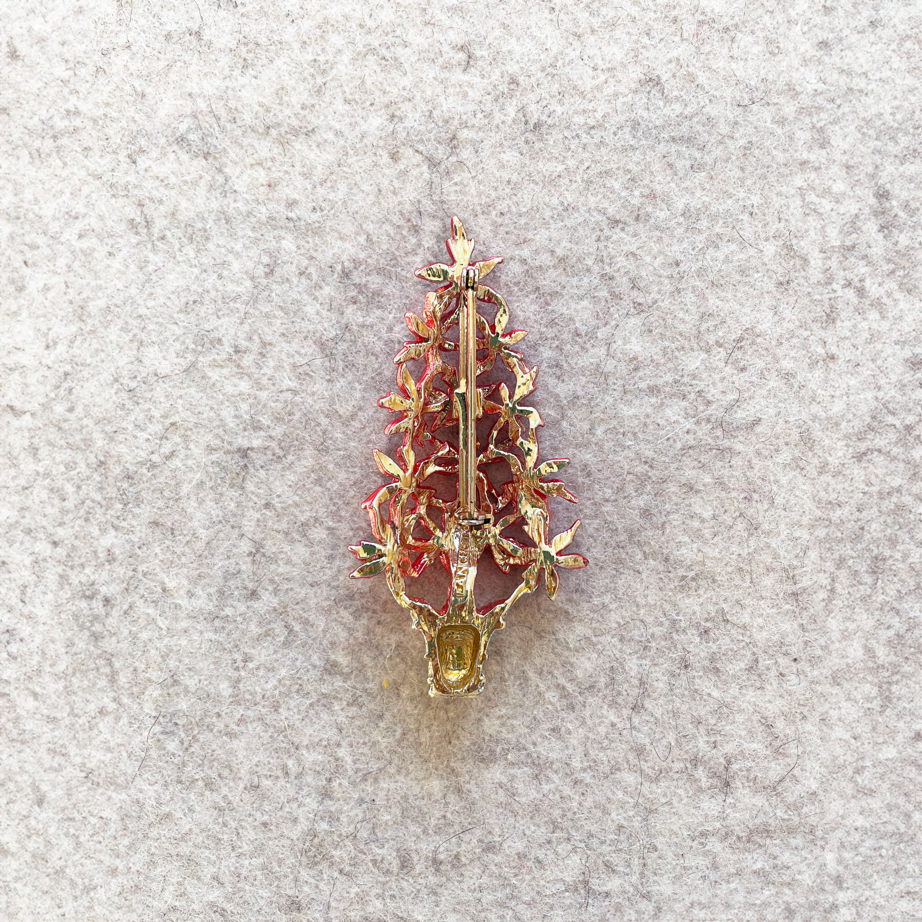 Vintage Christmas Tree Brooches - Image 3