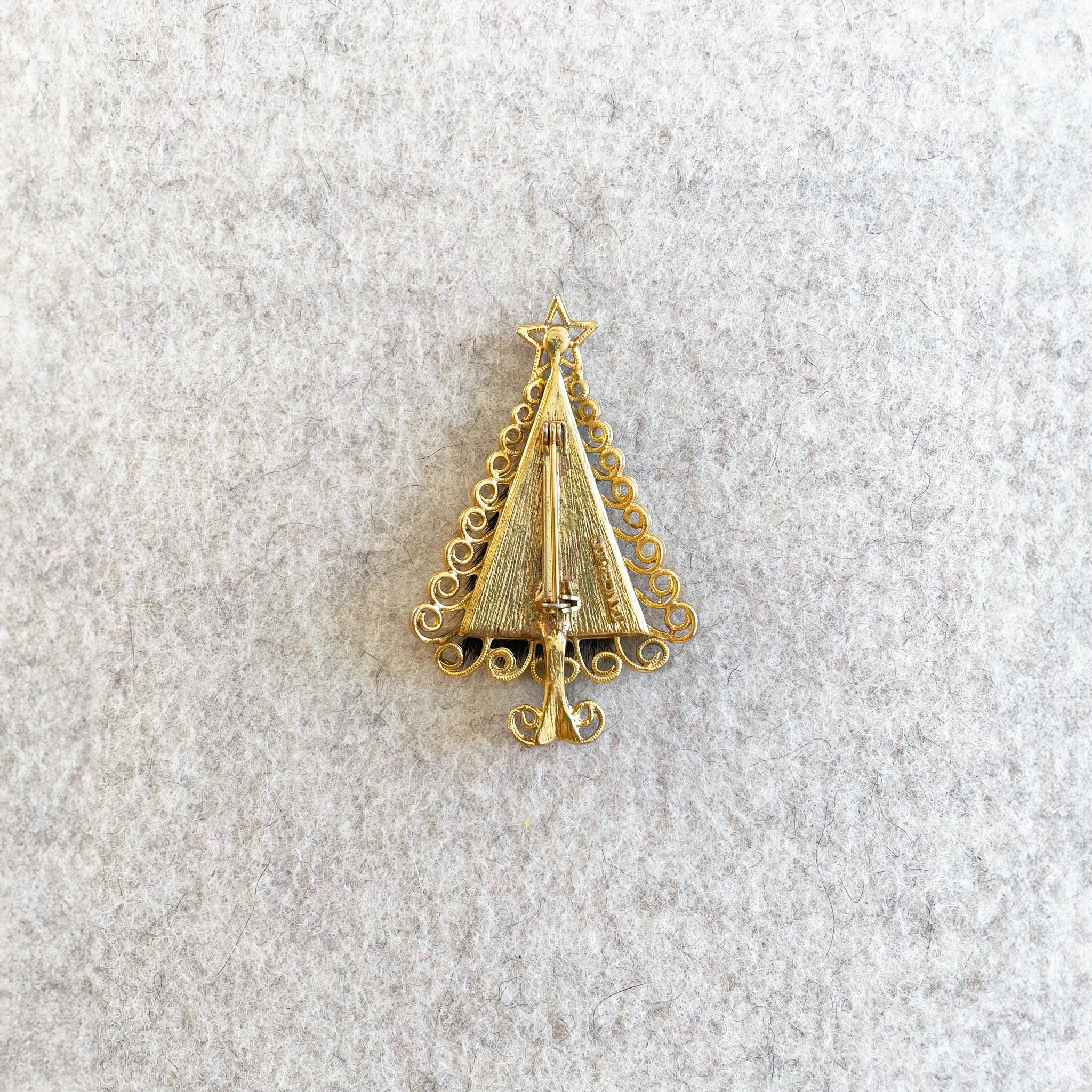 Vintage Christmas Tree Brooches - Image 9