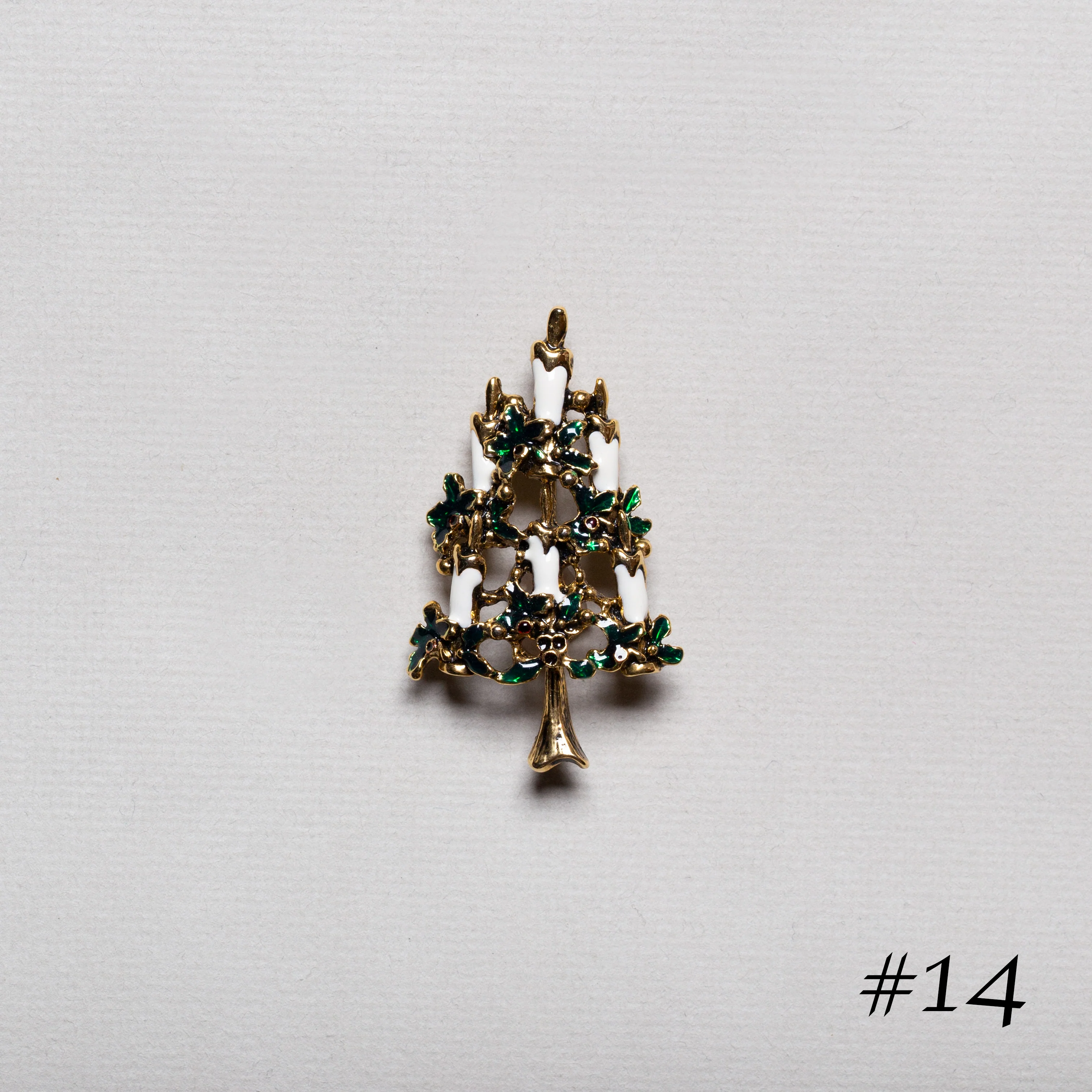 Vintage Christmas Tree Brooch - Image 15