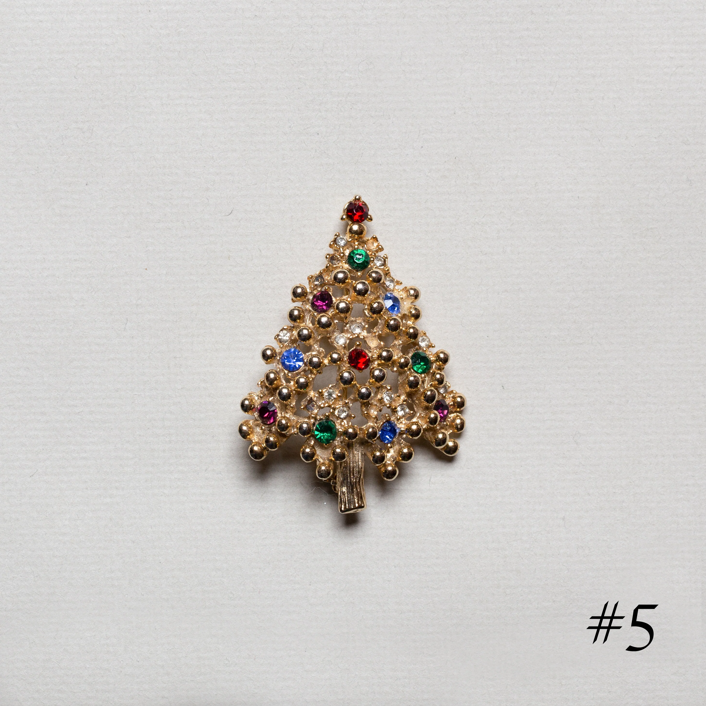 Vintage Christmas Tree Brooch - Image 6