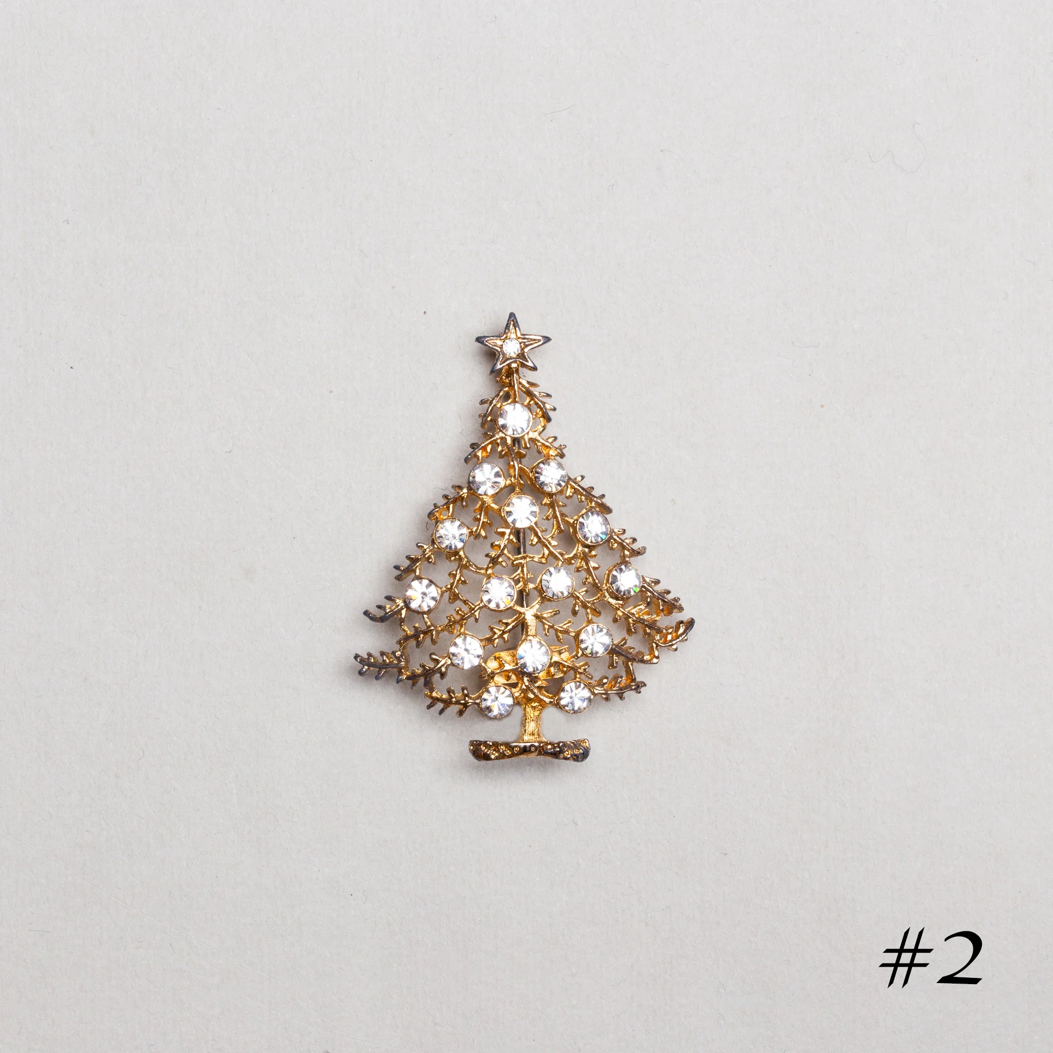 Vintage Christmas Tree Brooch - Image 4