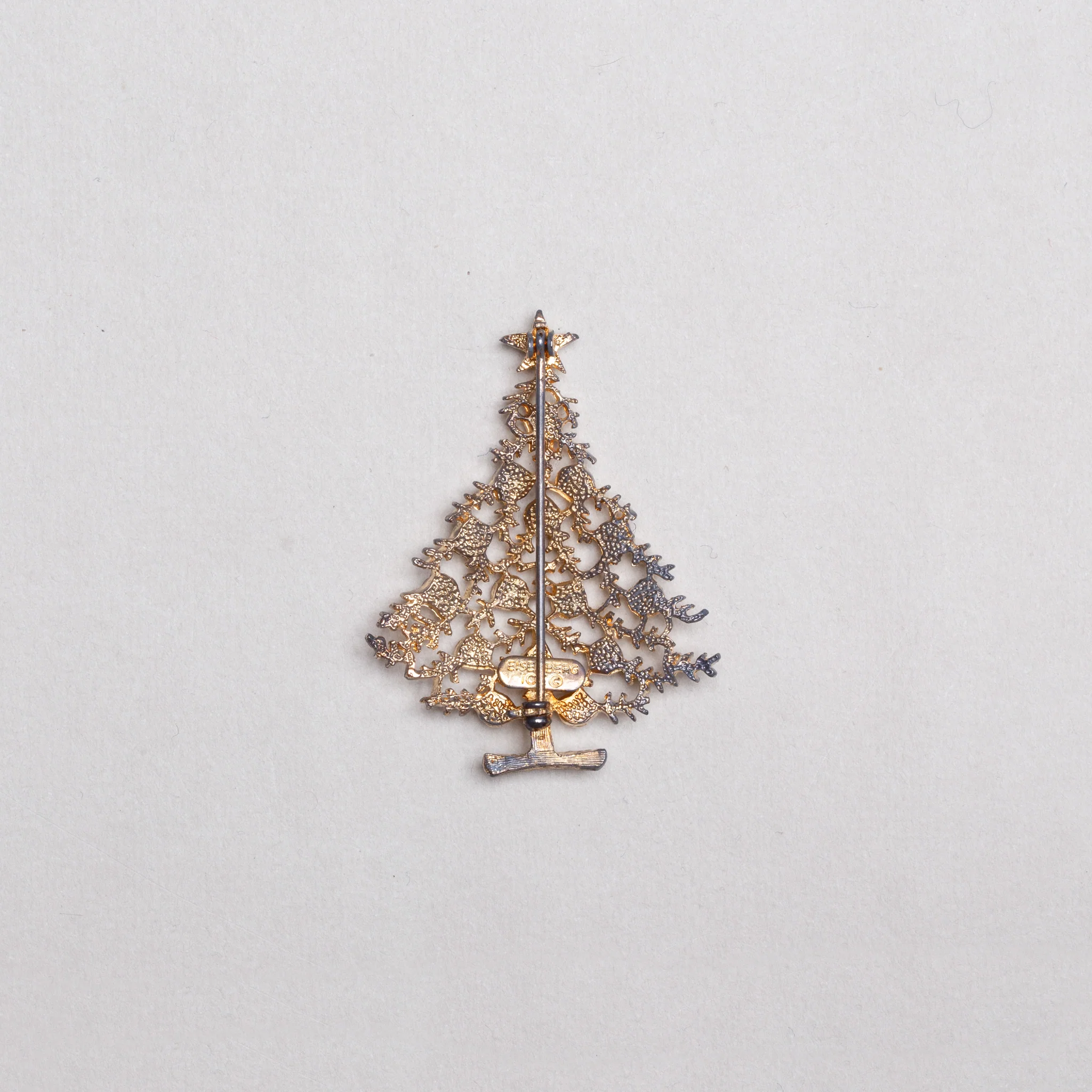 Vintage Christmas Tree Brooch - Image 5