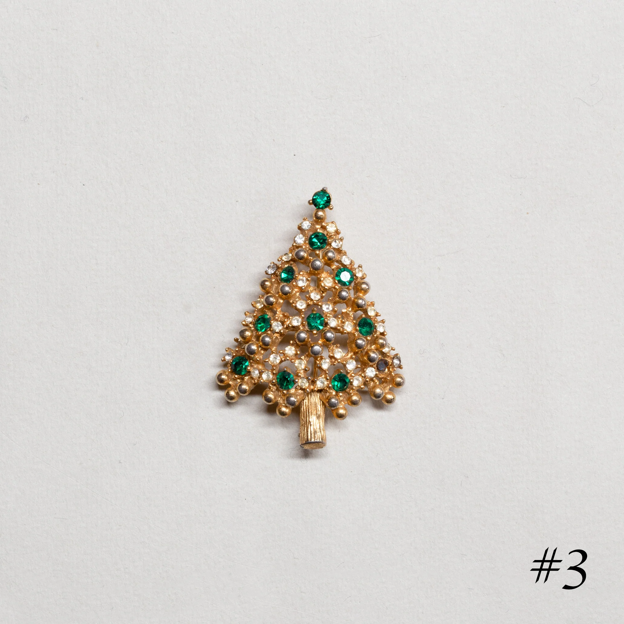 Vintage Christmas Tree Brooch - Image 6