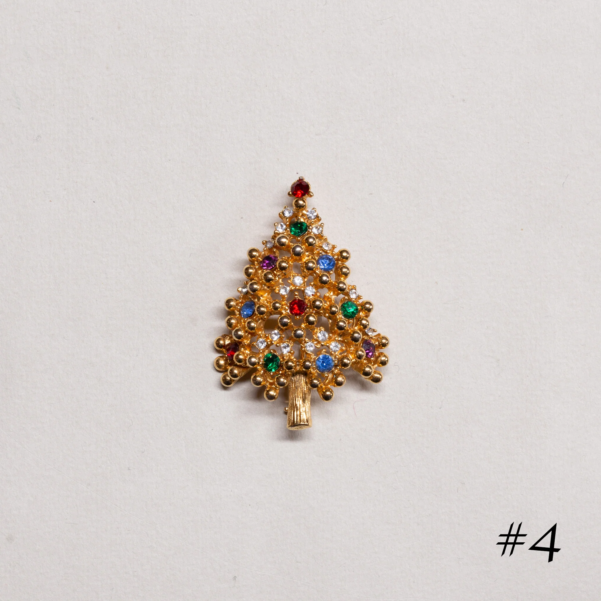 Vintage Christmas Tree Brooch - Image 8