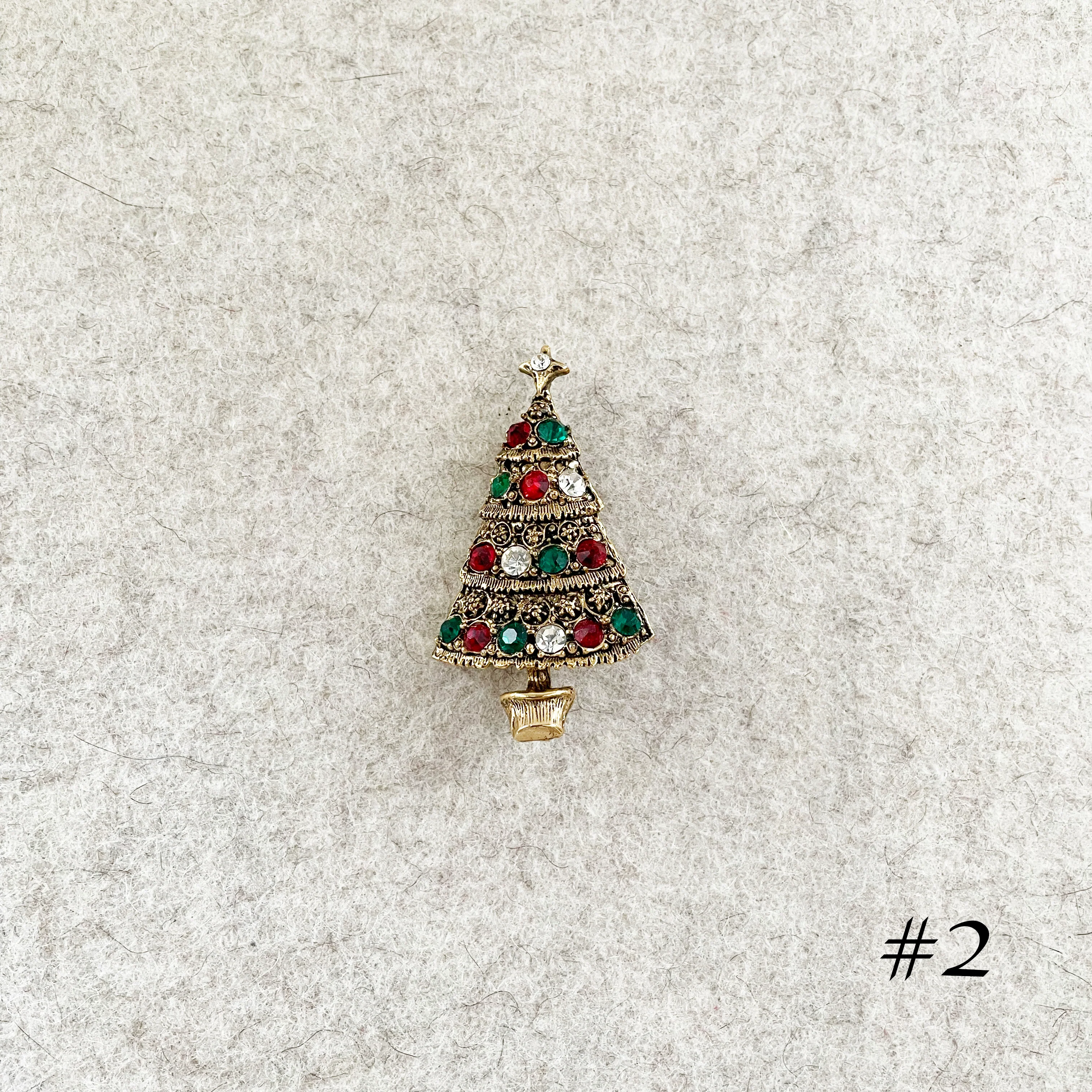Vintage Christmas Tree Brooch by Eisenberg - Image 4