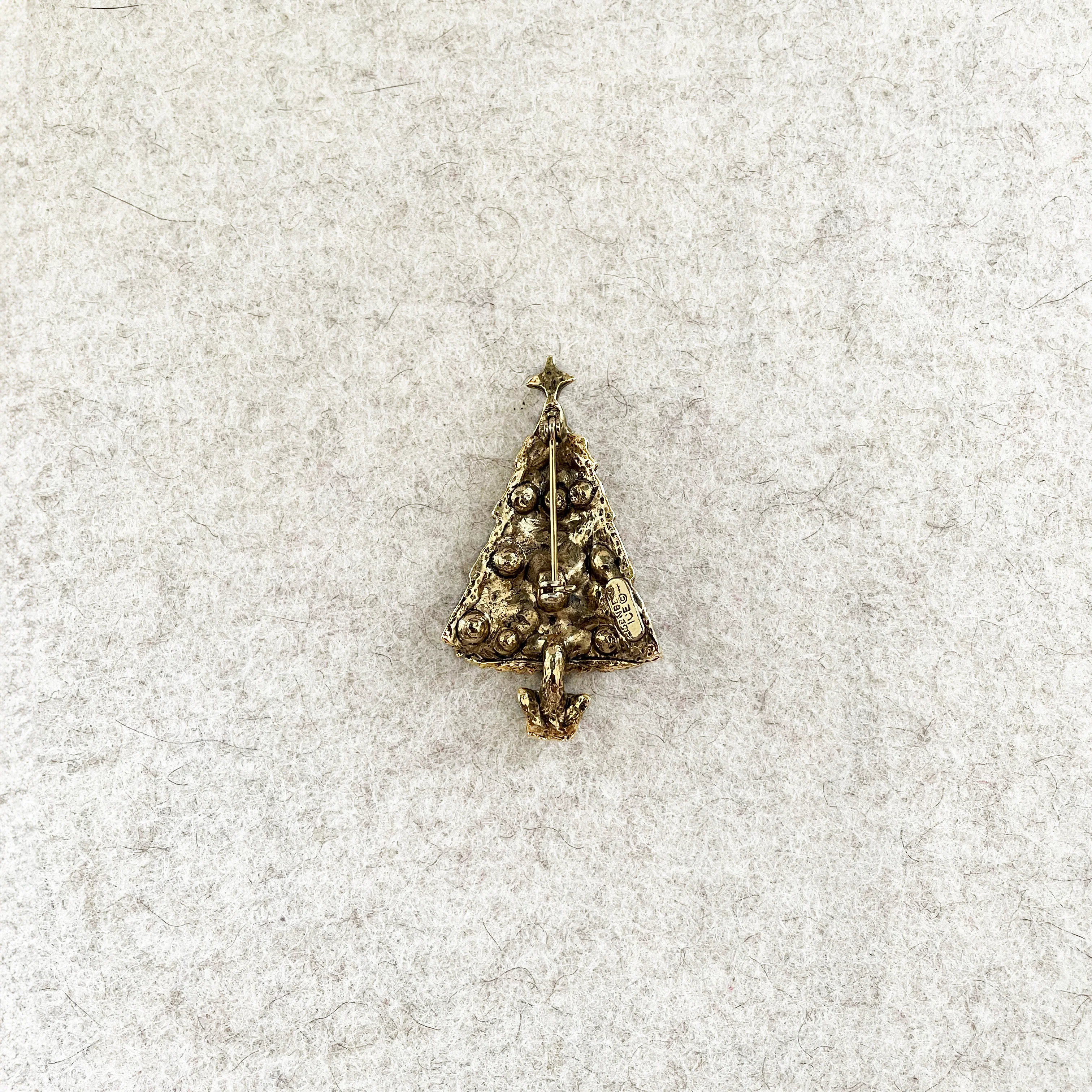 Vintage Christmas Tree Brooch by Eisenberg - Image 5