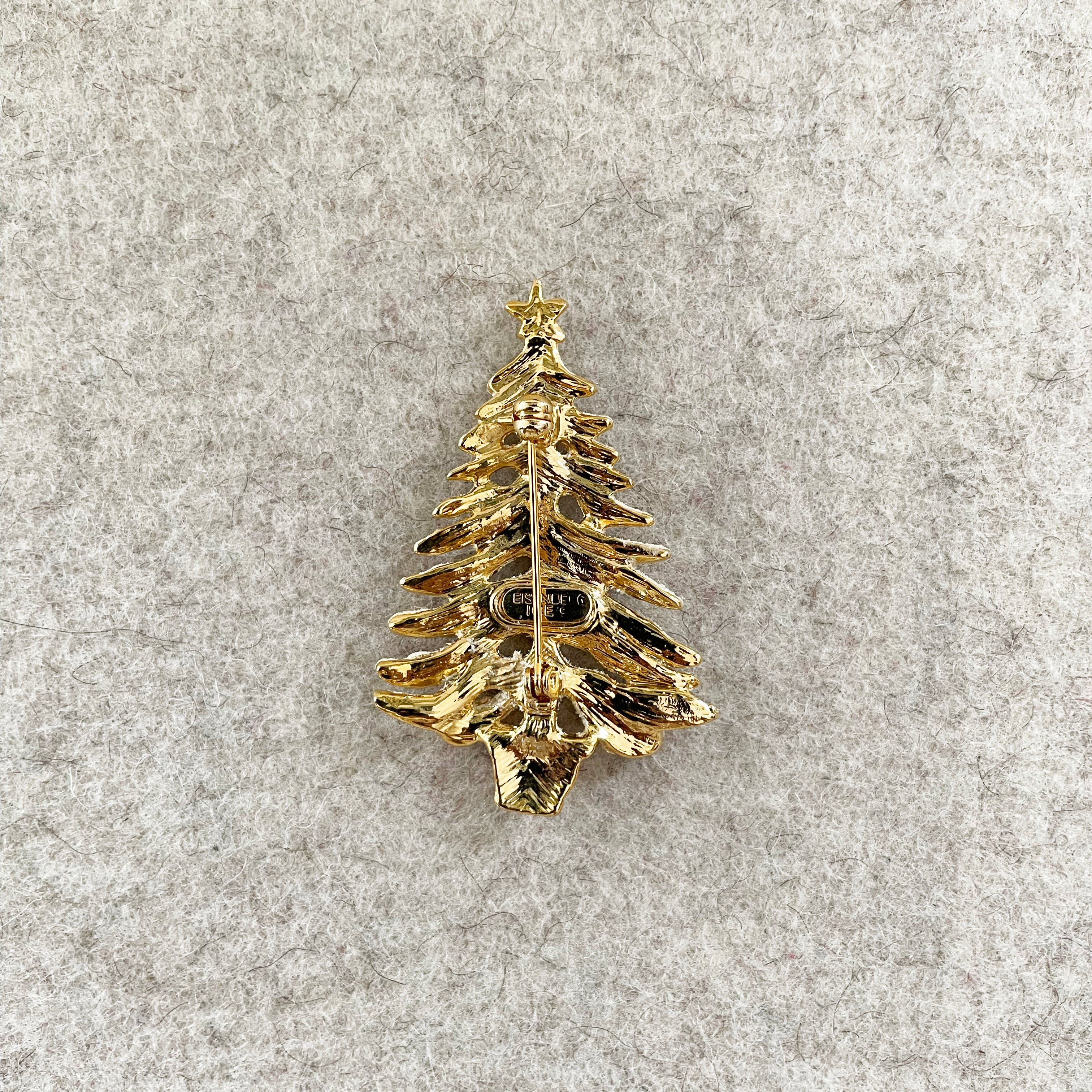 Vintage Christmas Tree Brooch by Eisenberg - Image 9