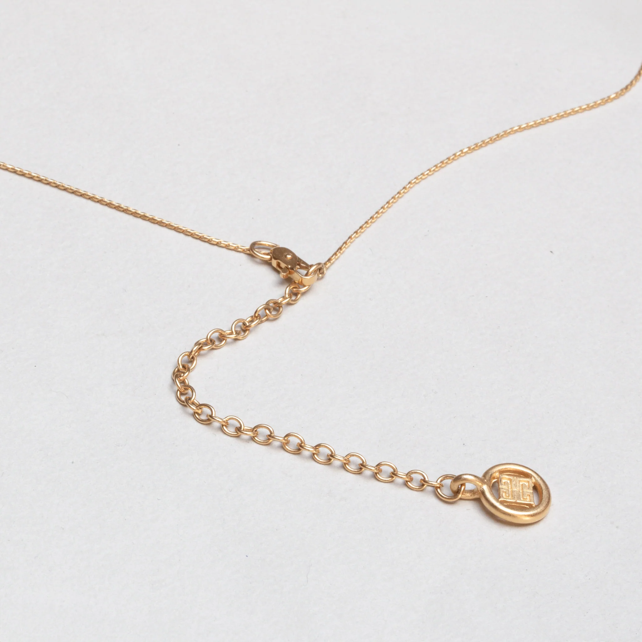 Vintage Givenchy Black Beads and Gold Chain Necklace - Image 3