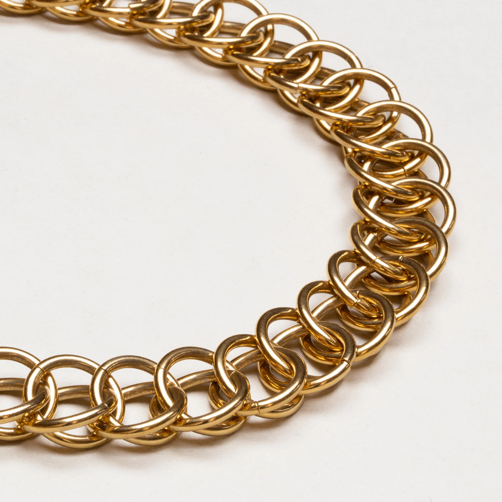 Vintage Givenchy Double Gold Chain Necklace - Image 2
