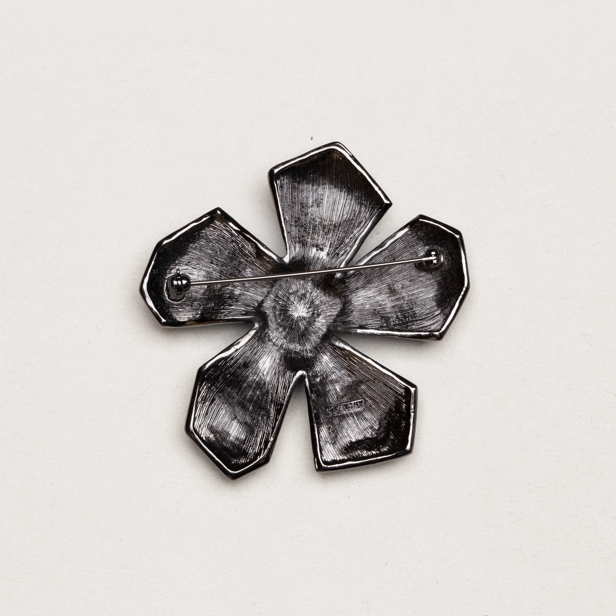 Vintage Givenchy Flower Brooch - Image 3
