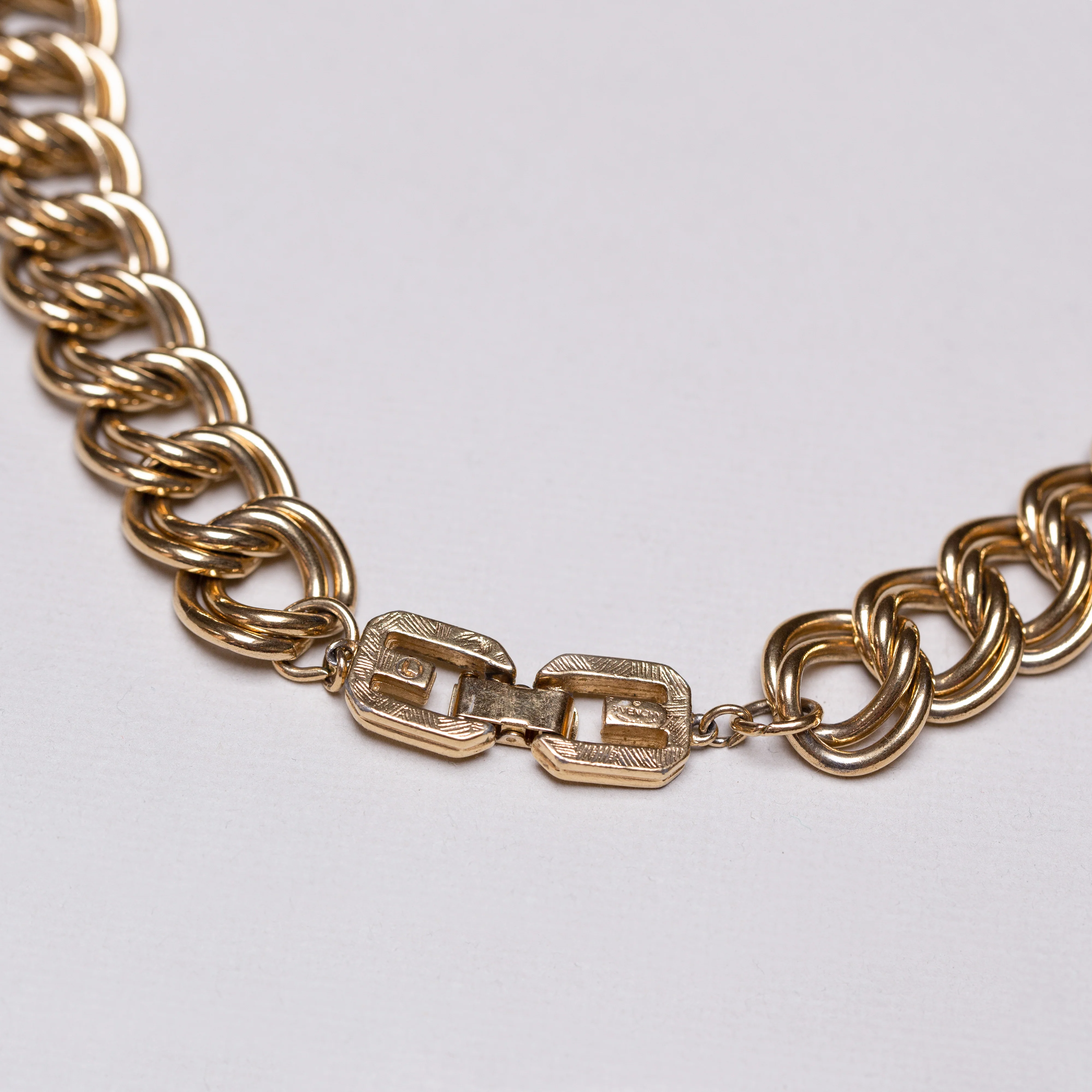 Vintage Givenchy Gold Chain Necklace - Image 2