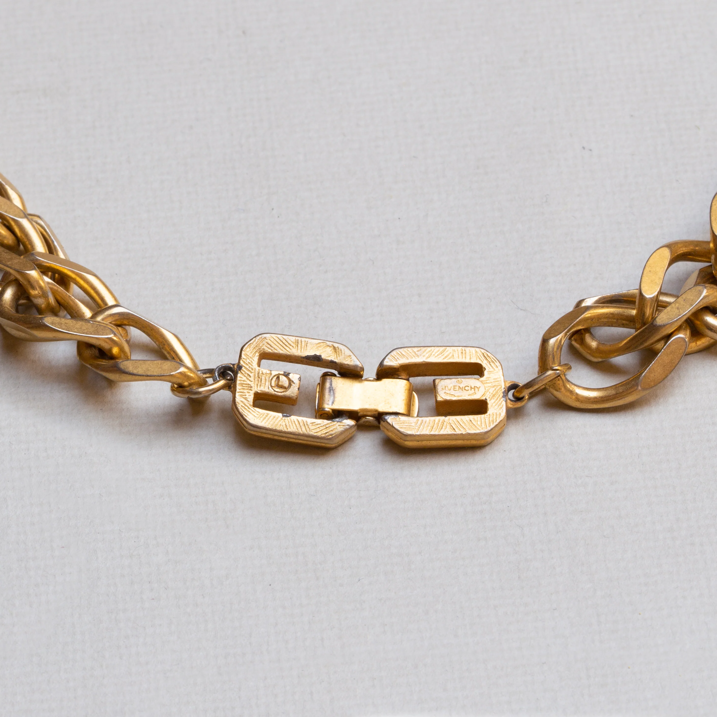 Vintage Givenchy Gold Chain Necklace - Image 3