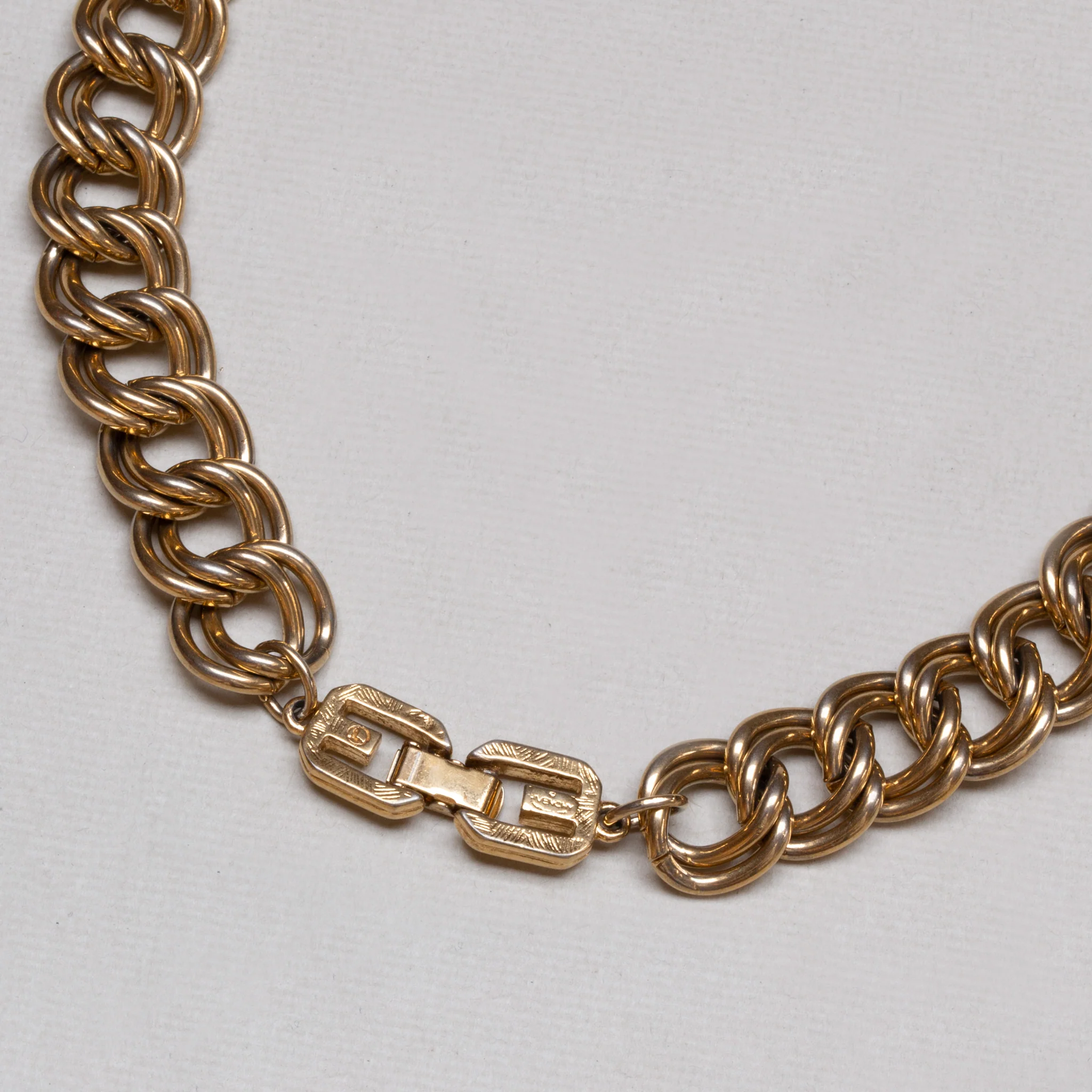 Vintage Givenchy Gold Chain Necklace - Image 5