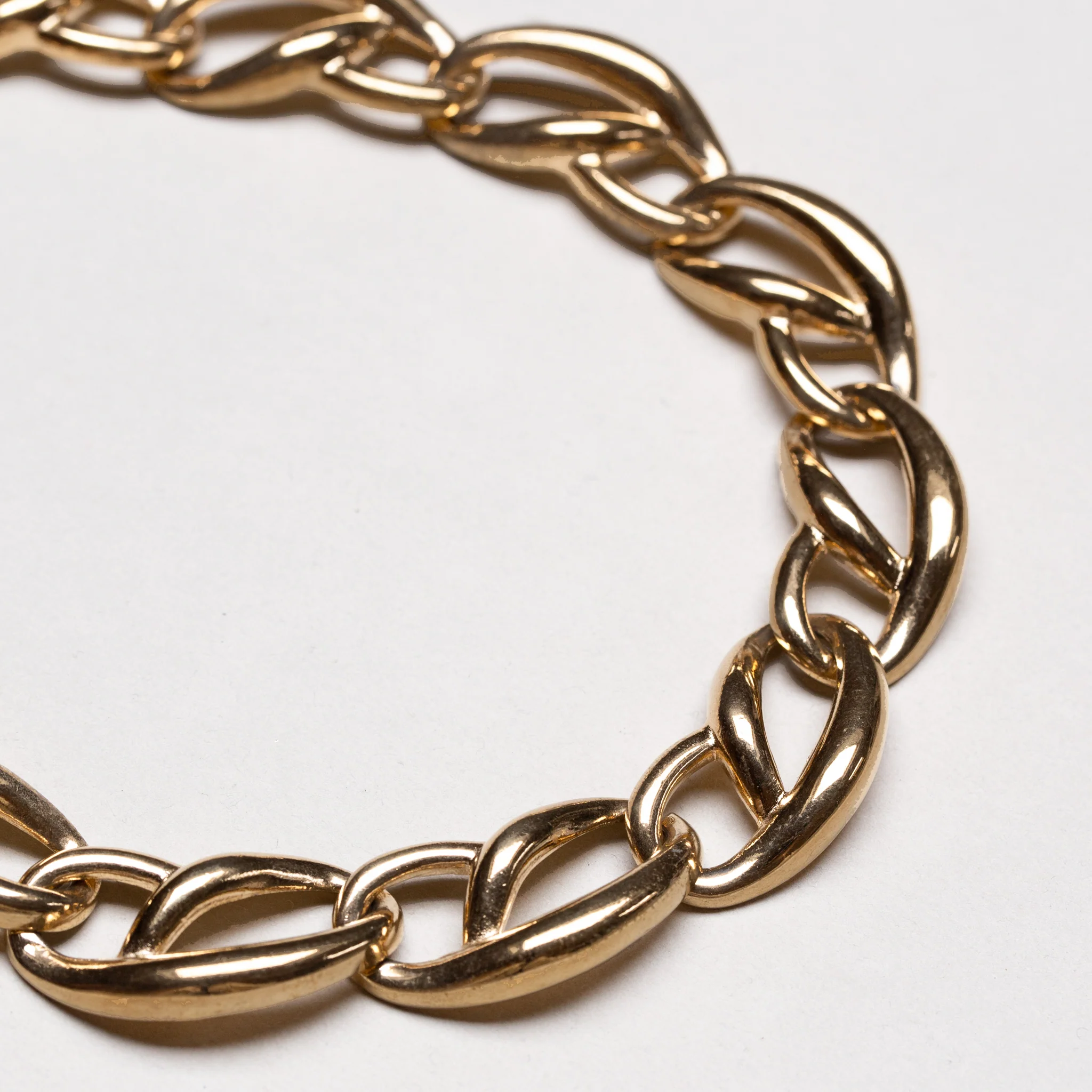 Vintage Givenchy Gold Link Chain Necklace - Image 2
