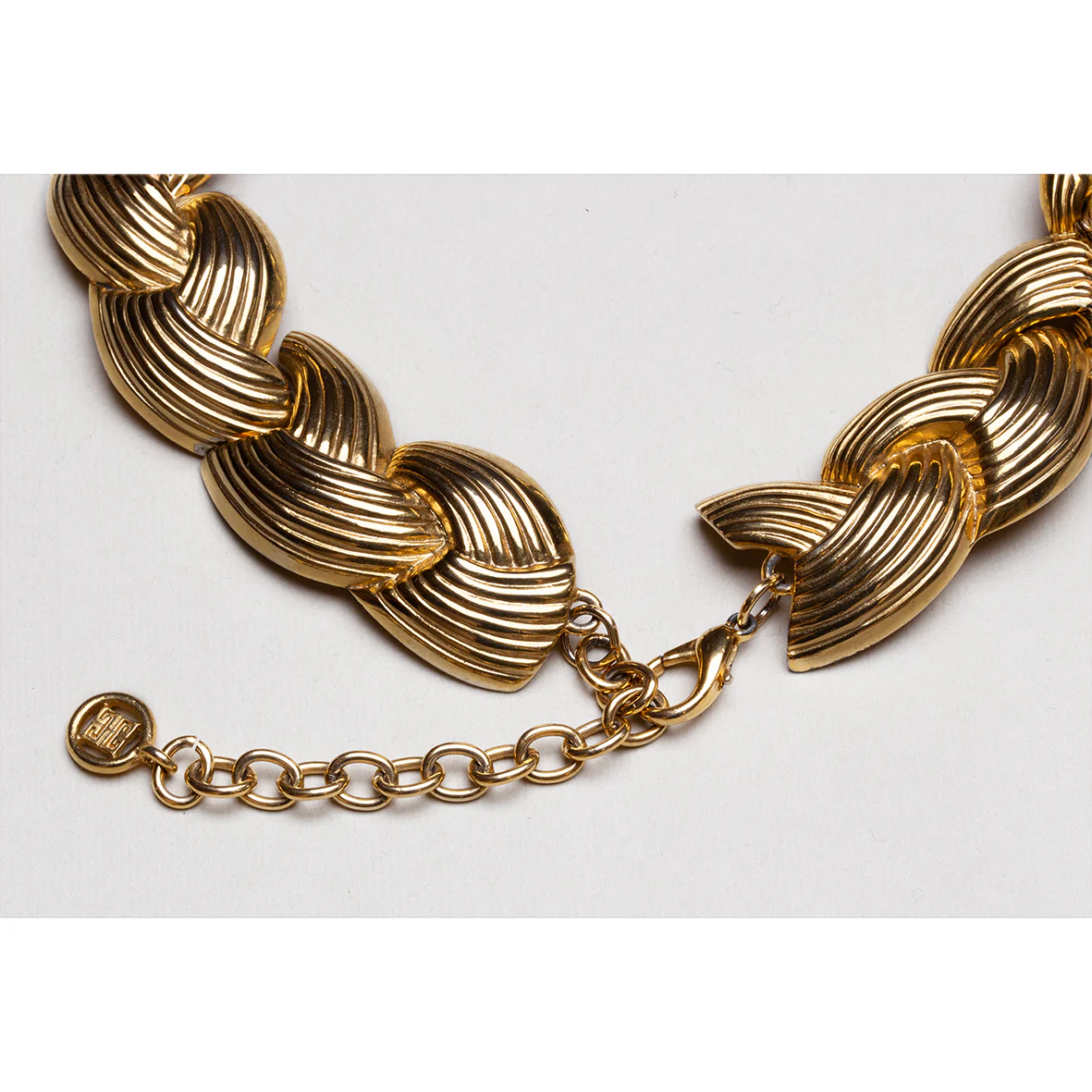 Vintage Givenchy Gold Necklace - Image 3