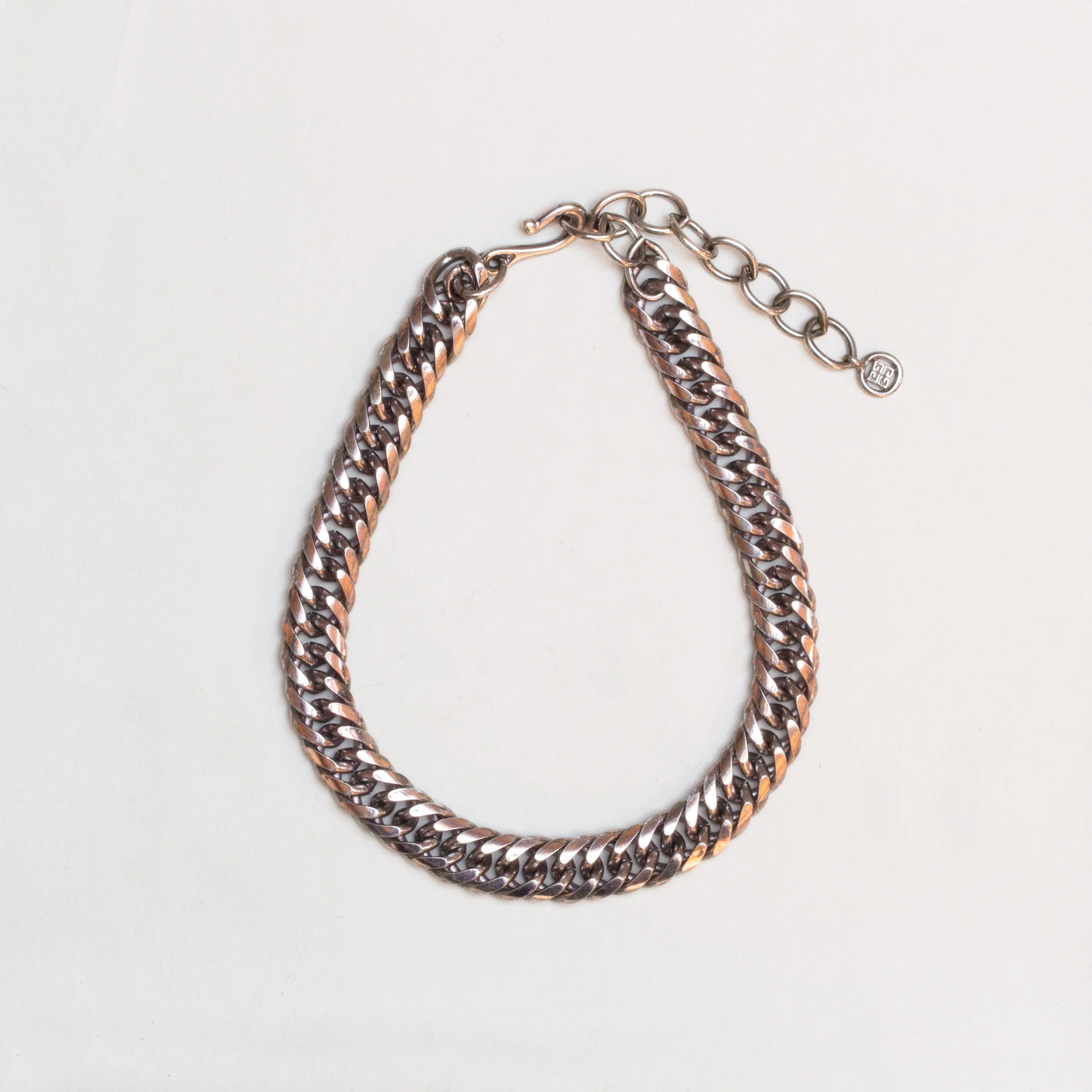 Vintage Givenchy Silver Chain Necklace - Image 2