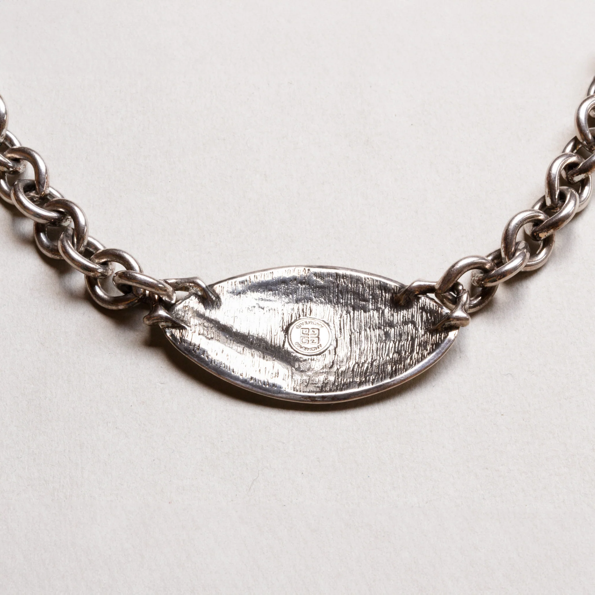 Vintage Givenchy Silver Chain Necklace - Image 5