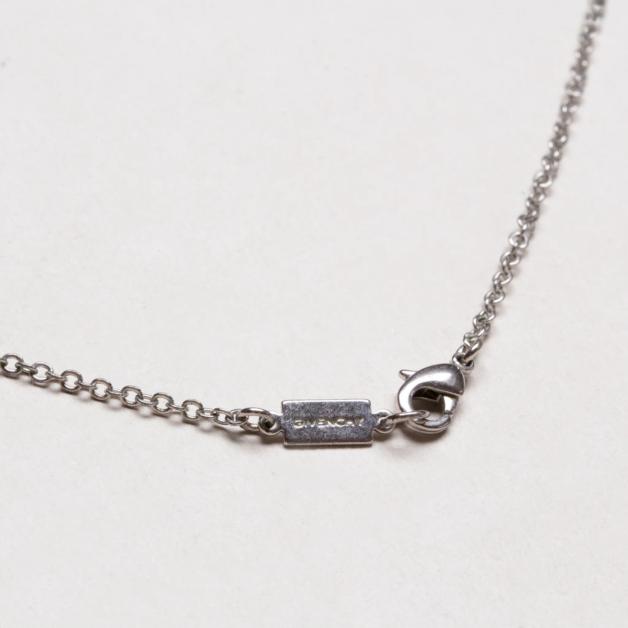 Vintage Givenchy Station Necklace with Rhinestones - Image 5