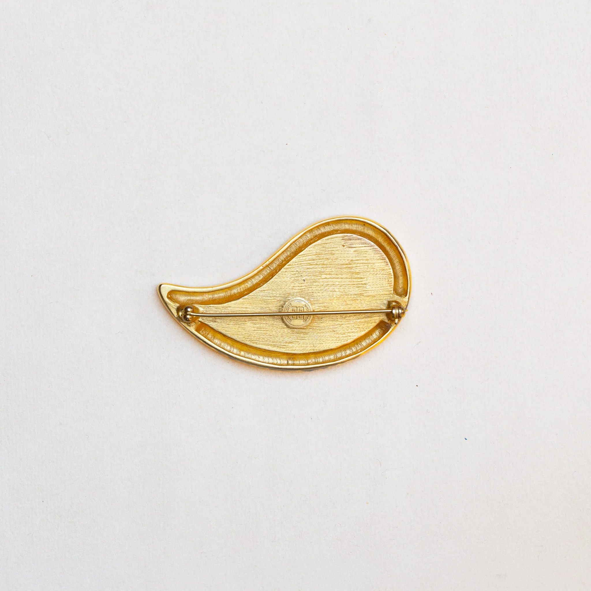 Vintage Givenchy Teardrop Brooch - Image 3