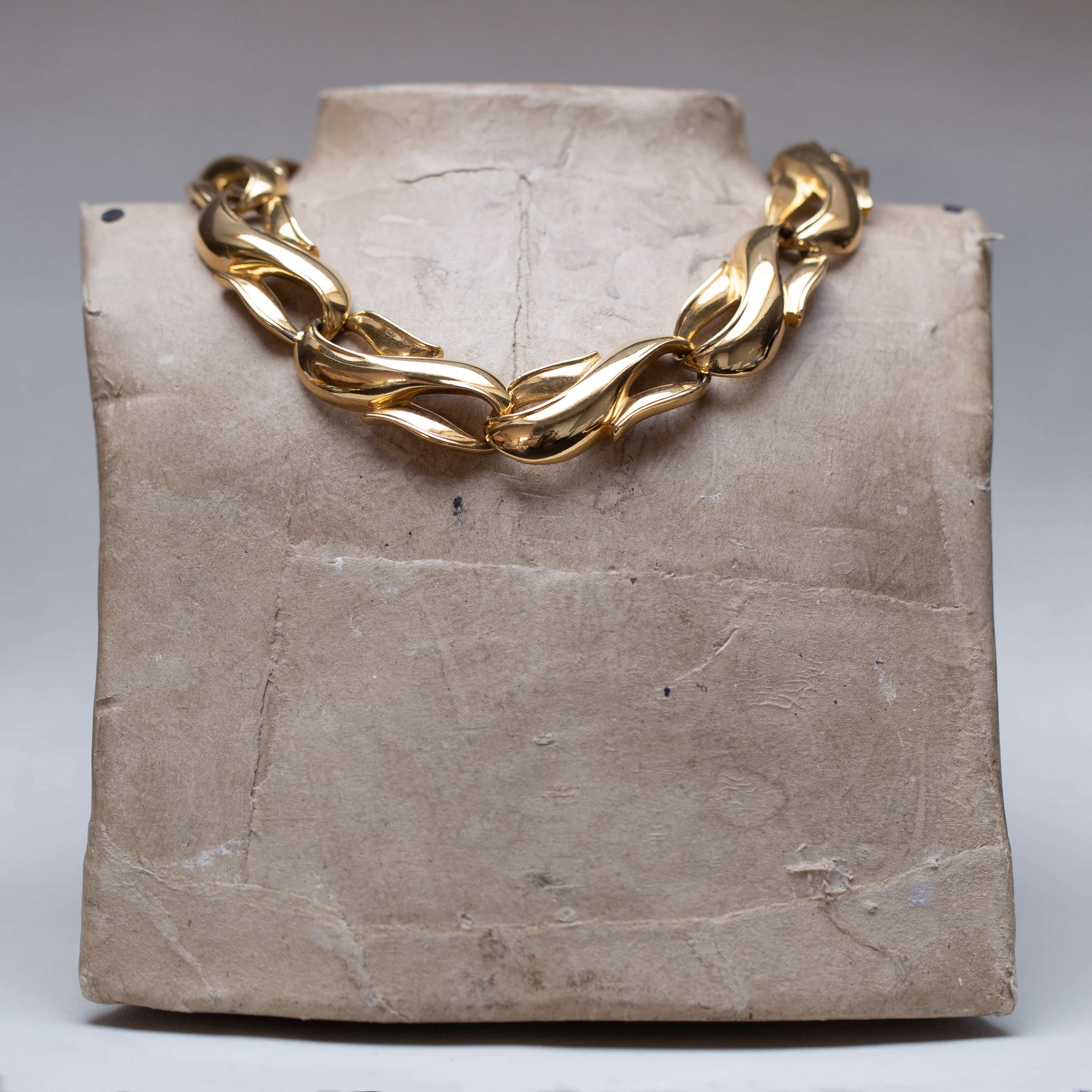 Vintage Gold Chain Necklace - Image 2