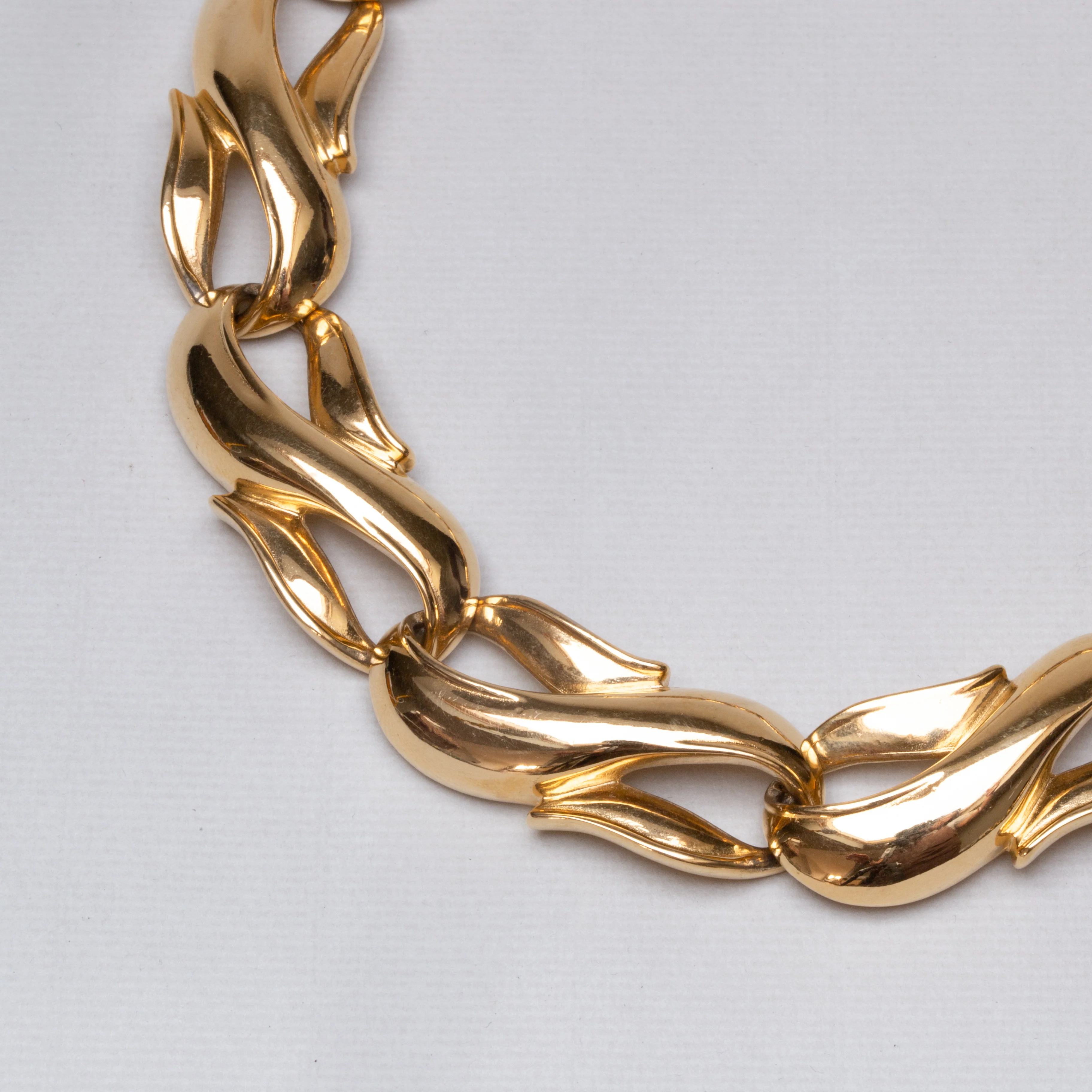 Vintage Gold Chain Necklace - Image 4