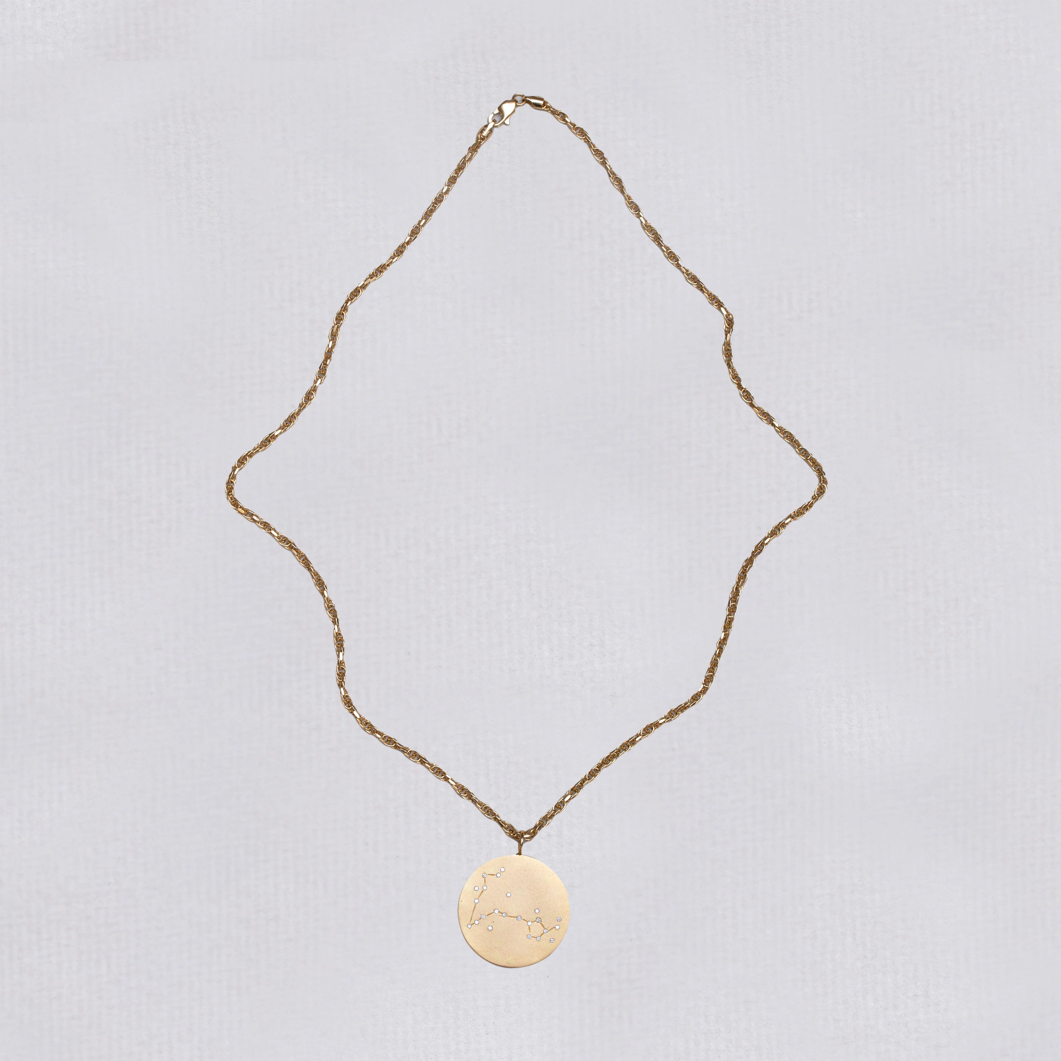 Astral Reversible Zodiac Necklace with Diamonds - Image 4
