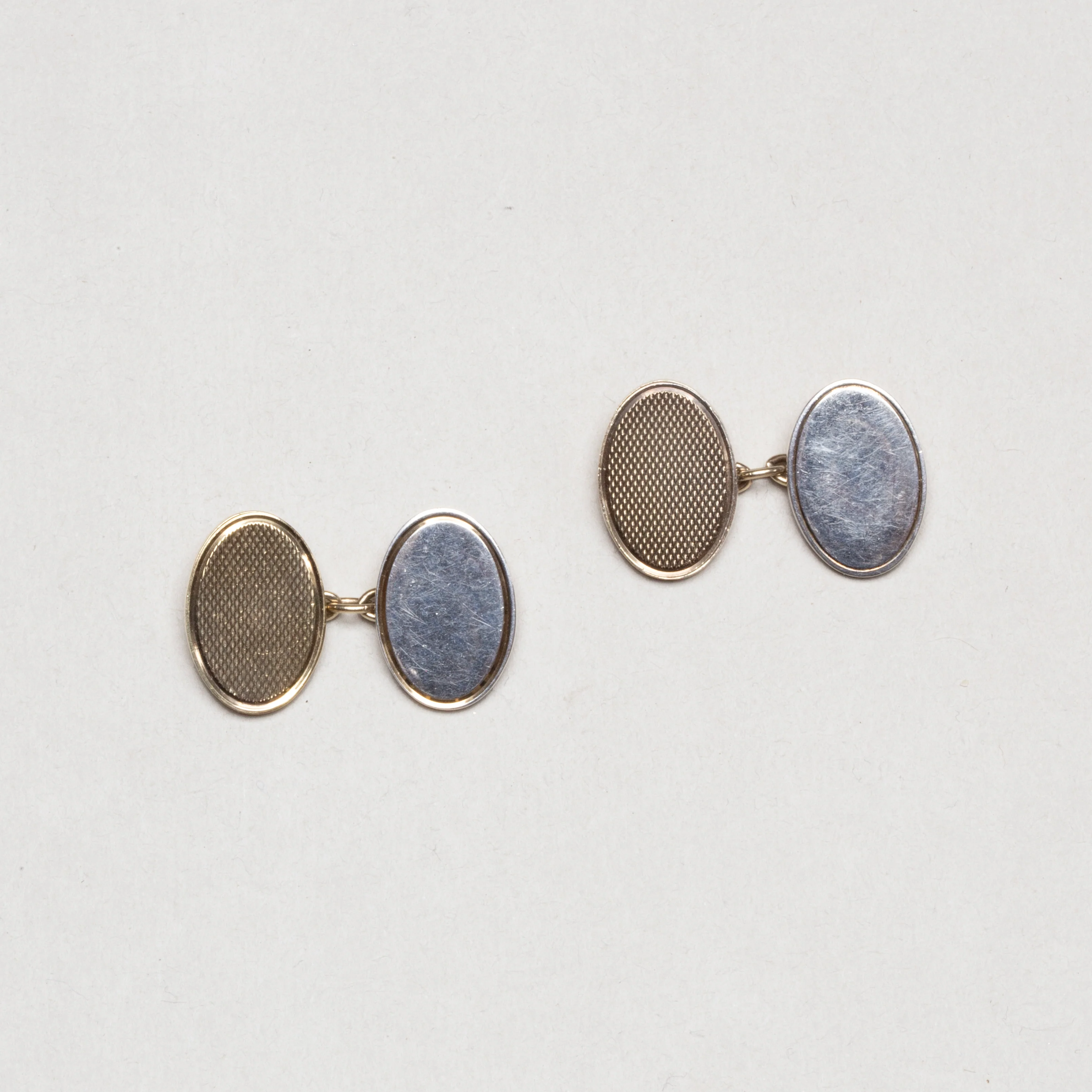 Vintage Gold-plated Silver Cufflinks - Image 2