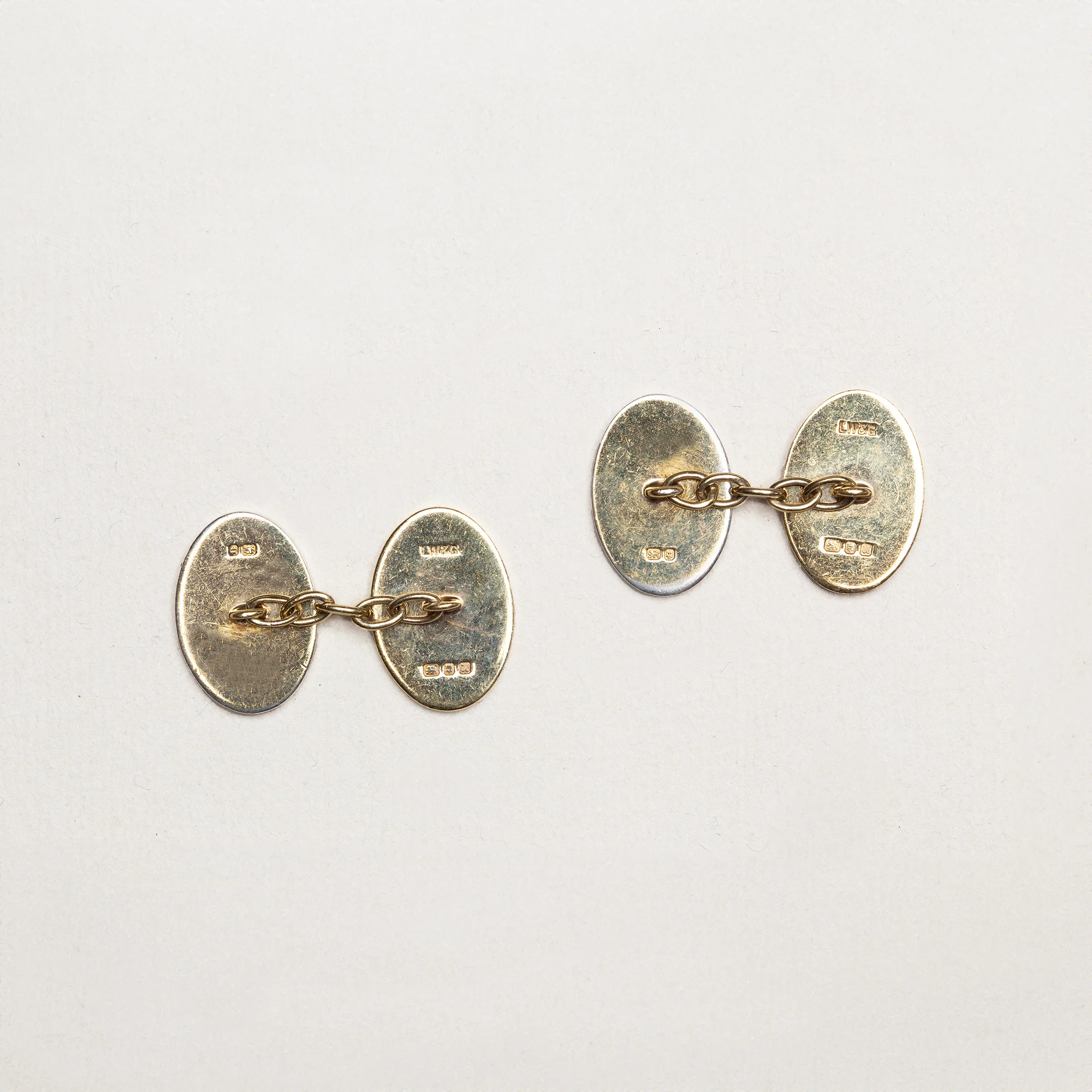 Vintage Gold-plated Silver Cufflinks - Image 3