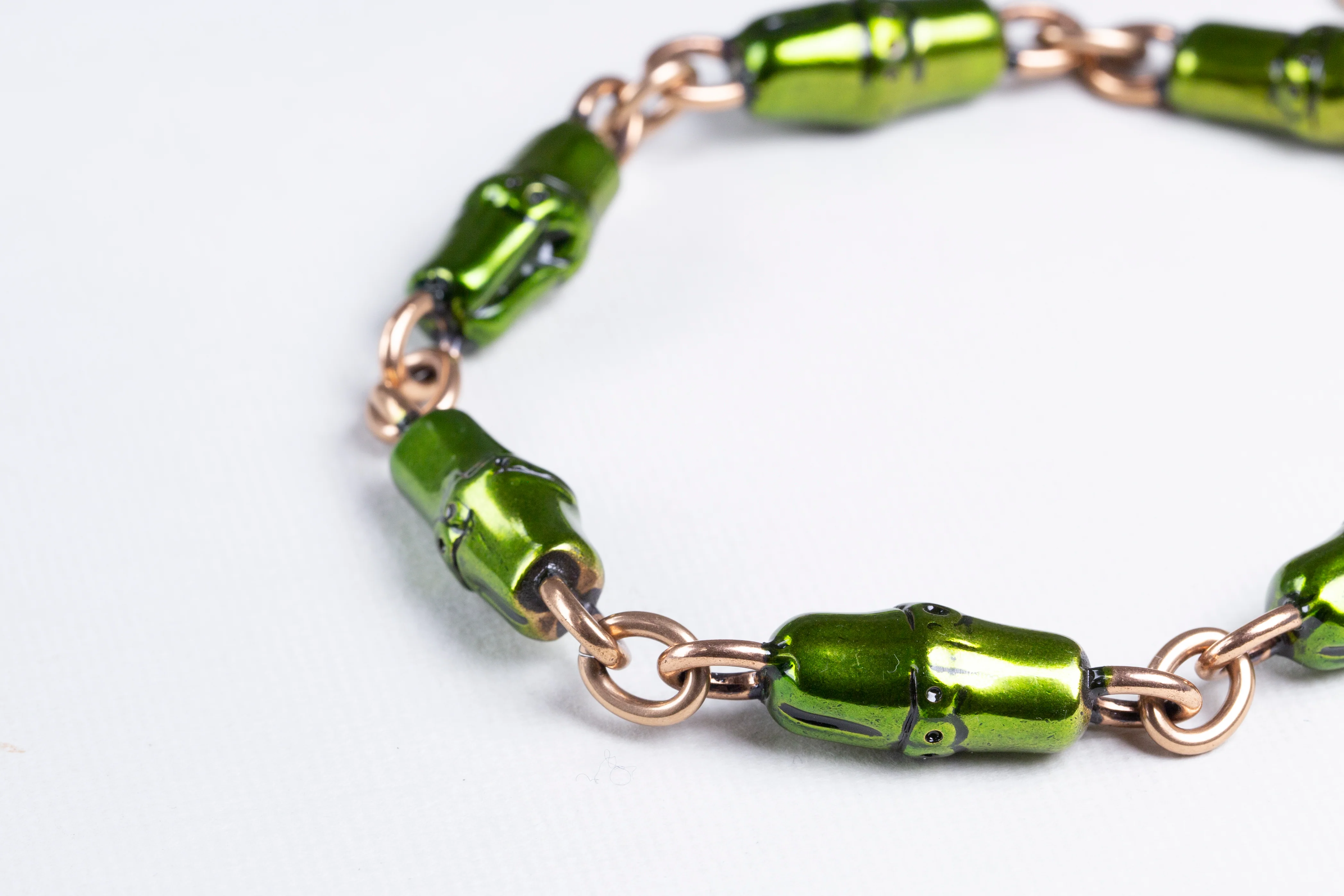 Vintage Gucci Bamboo Necklace / Bracelet - Image 3