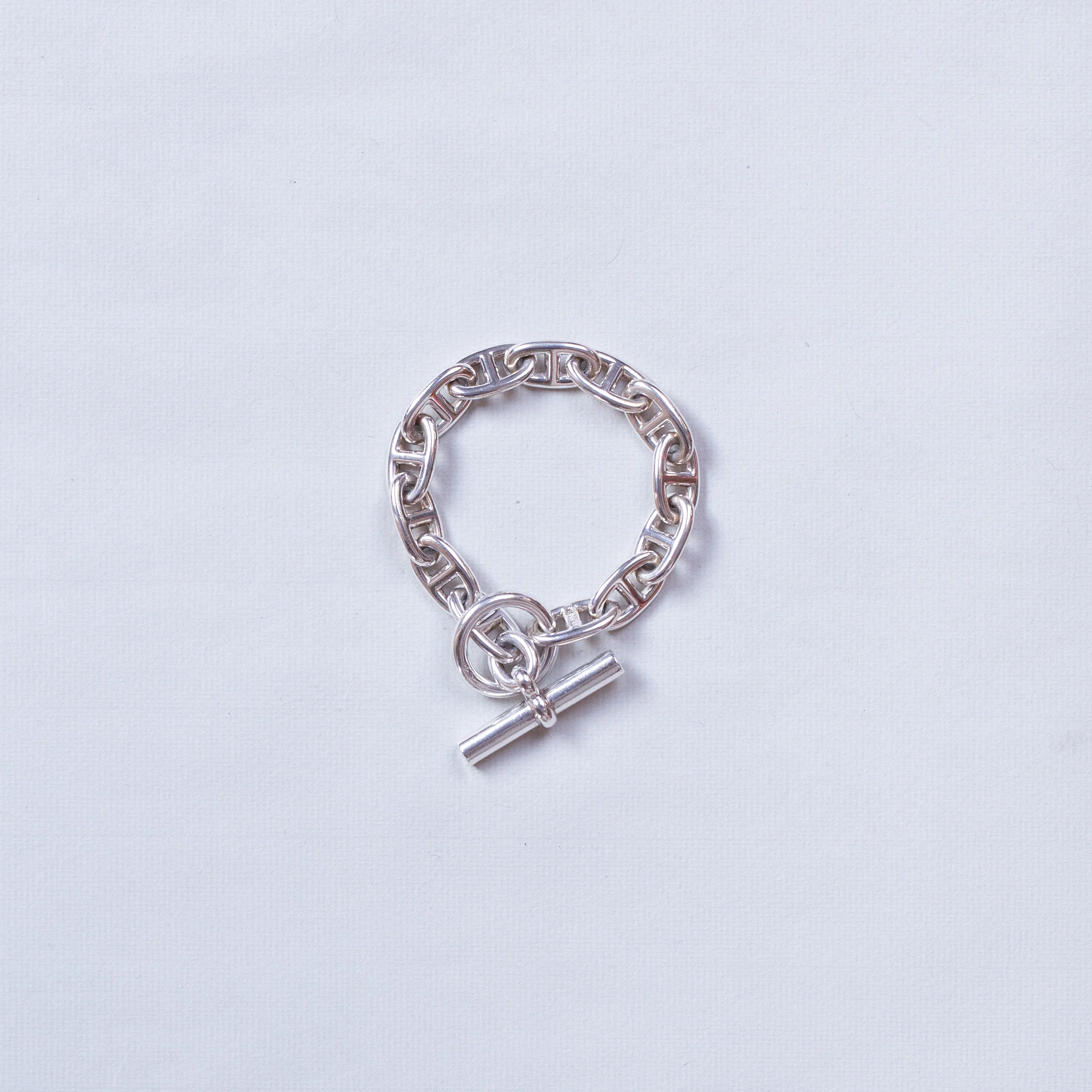 Vintage Hermes "Chaine d'Ancre" Silver Bracelet - Image 3