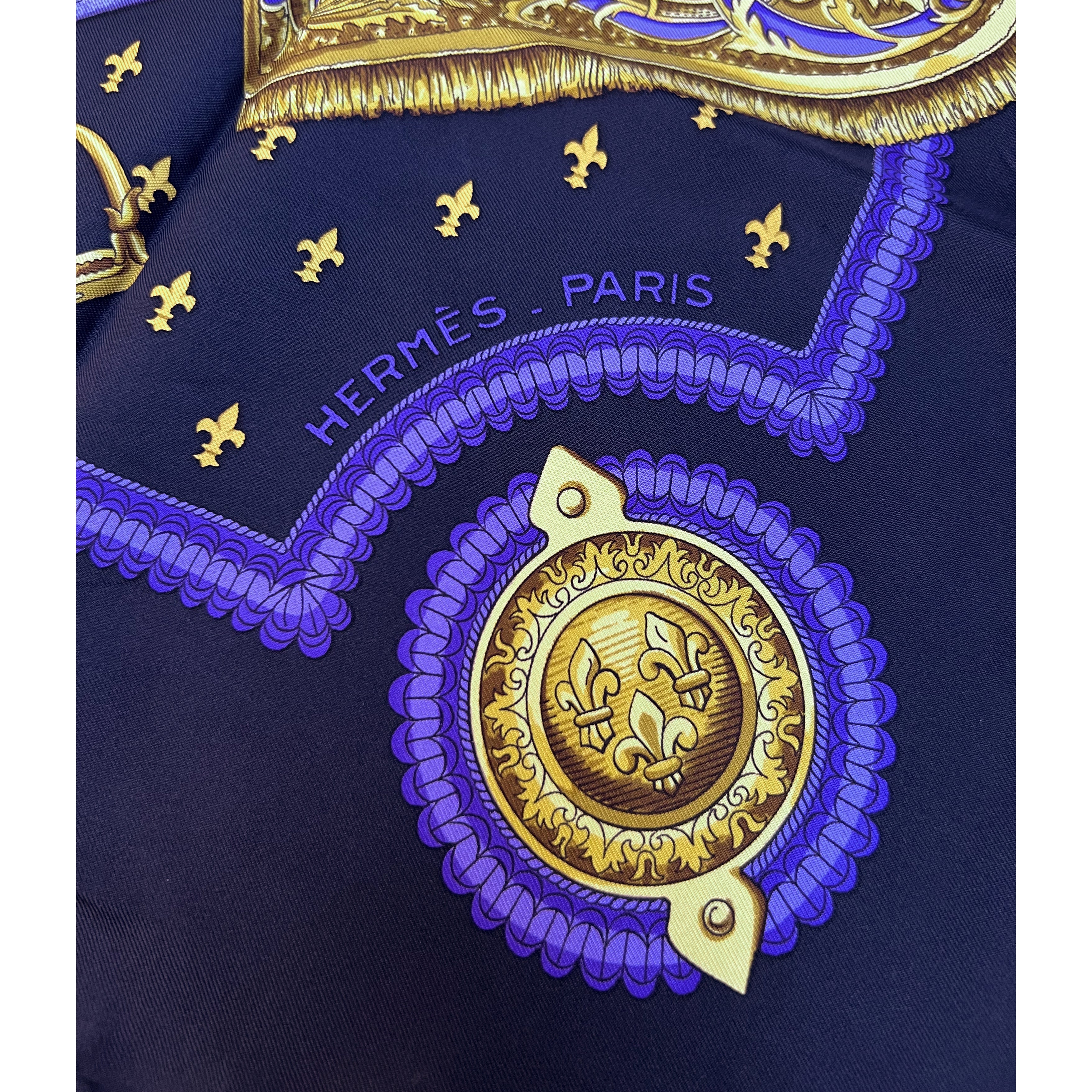Vintage Hermes Silk Scarf "Selles A Housse" - Image 3