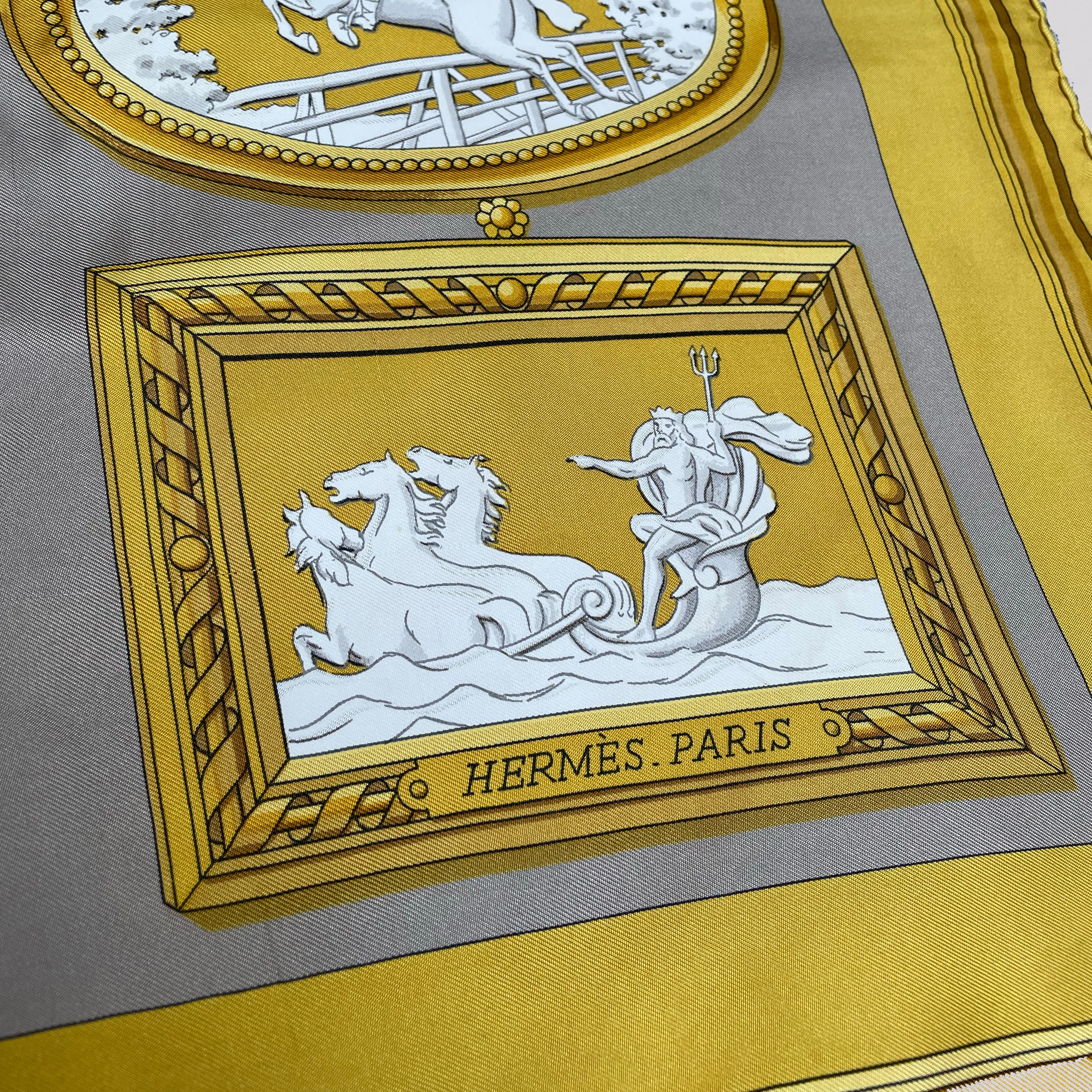 Vintage Hermes Silk Scarf "Wedgwood" #1 - Image 4