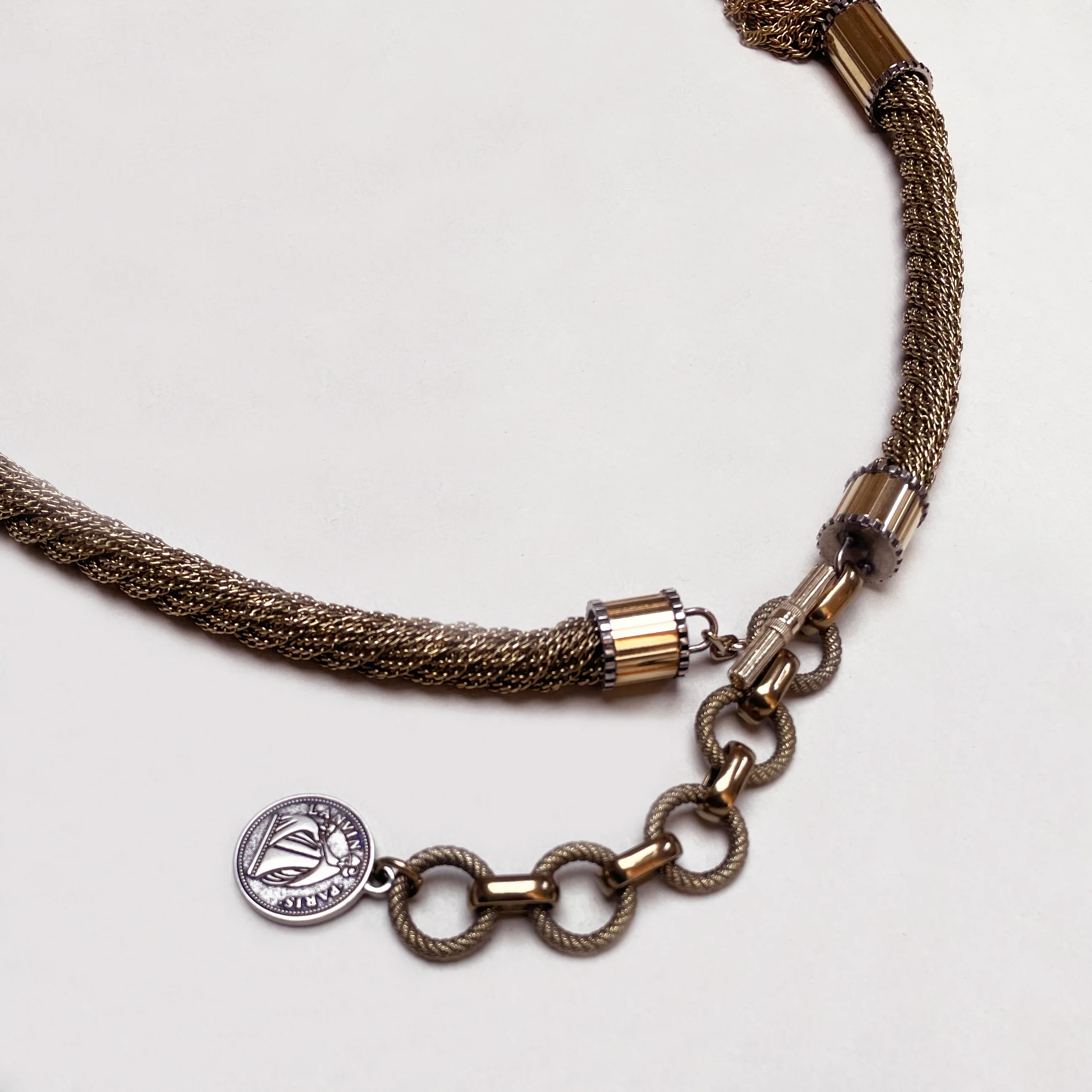 Vintage Lanvin Long Multi-strand Chain Necklace - Image 2