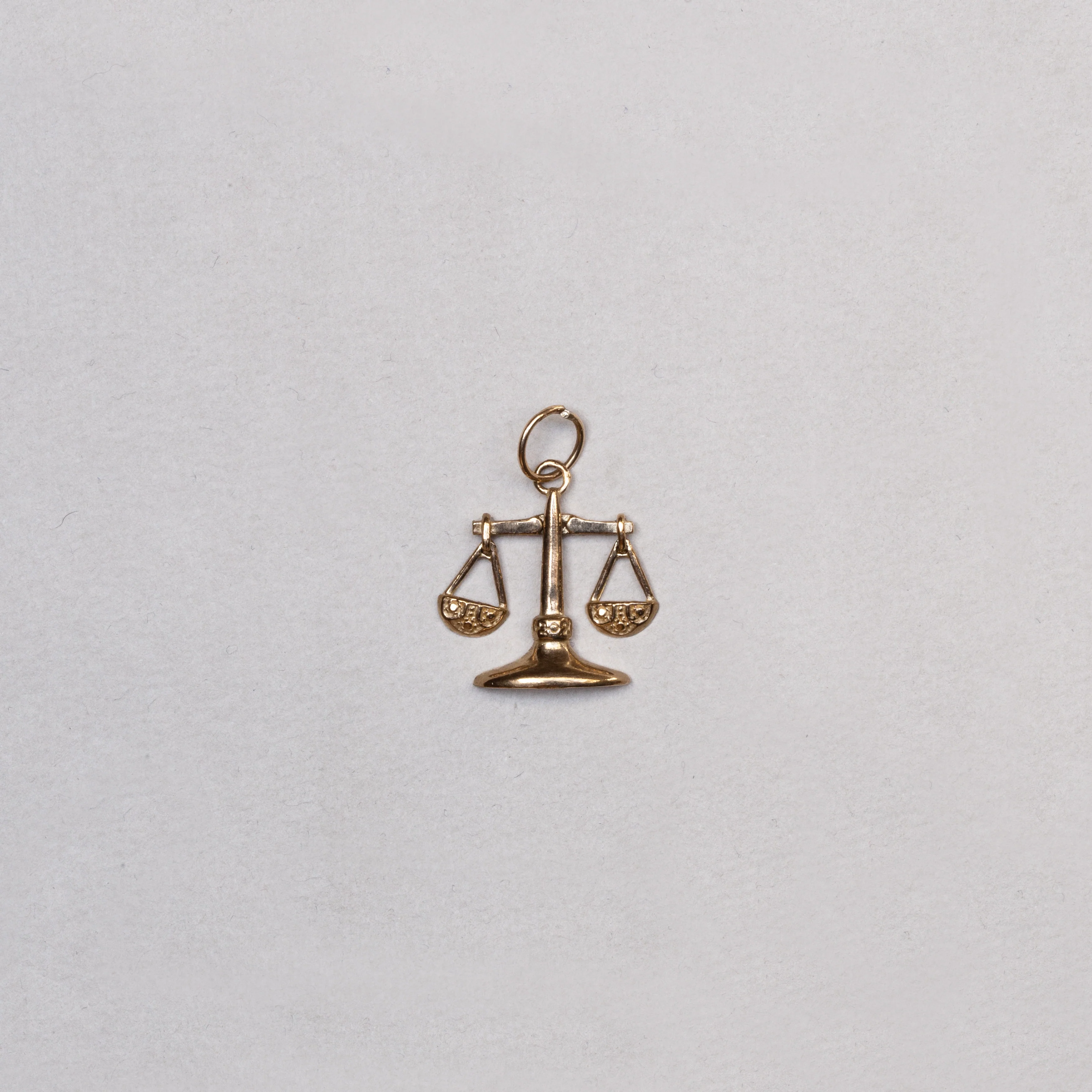 Vintage Libra Moving Charm Pendant - Image 2