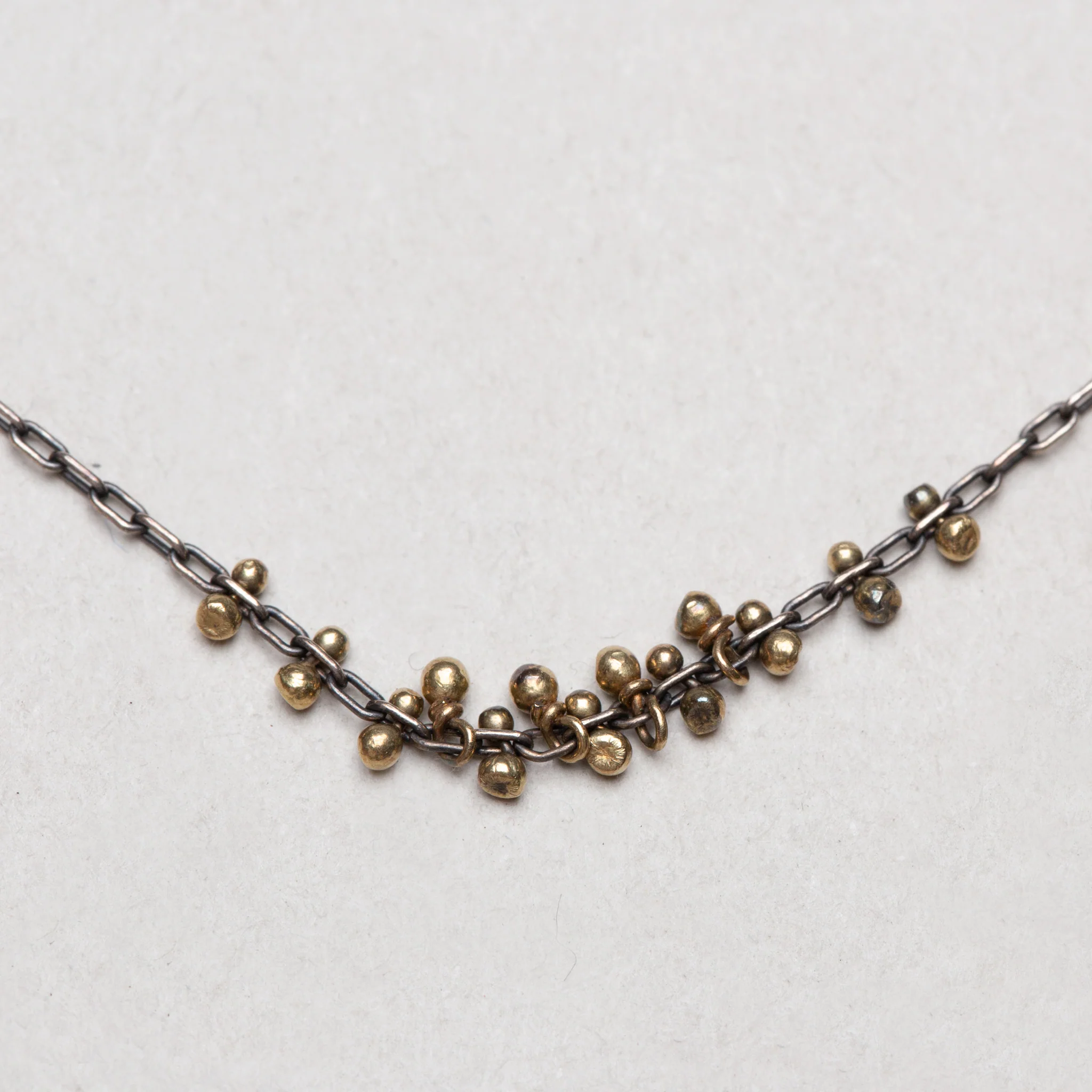 Vintage Beaded Multiple Cluster Necklace - Image 3