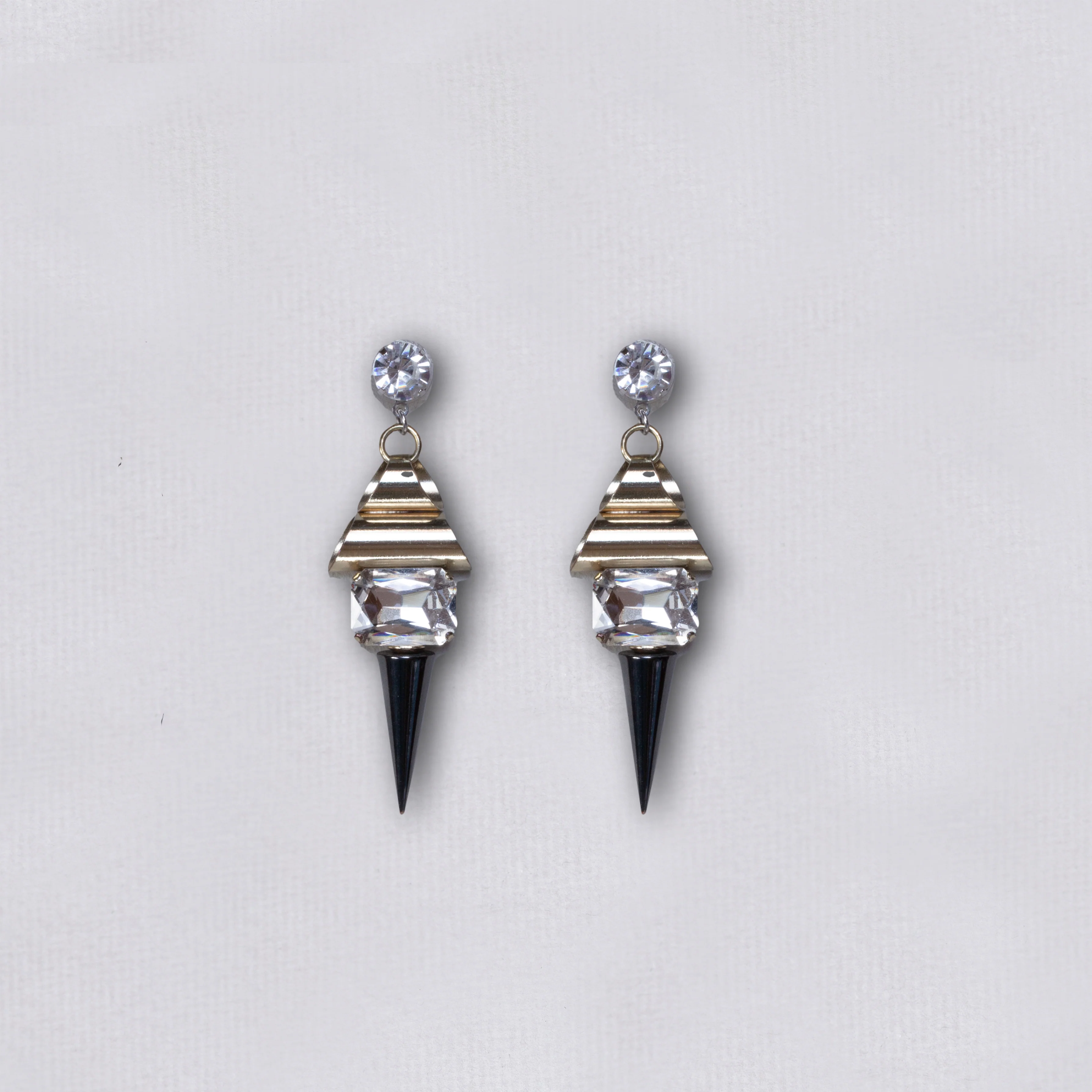 Vintage Paul Smith Spike Stud Earrings - Image 2