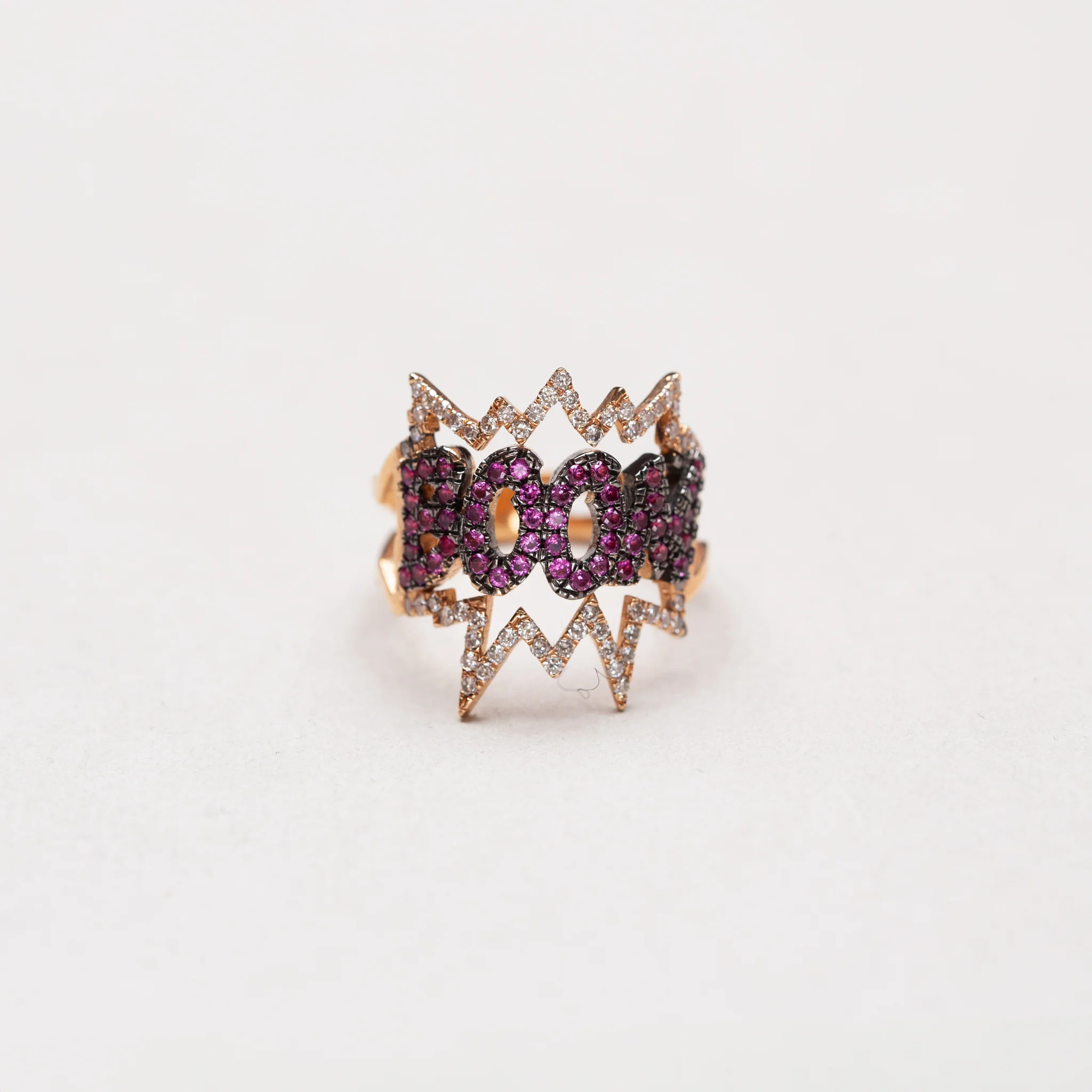 Pre-owned Pop Art "BOOM" Ring