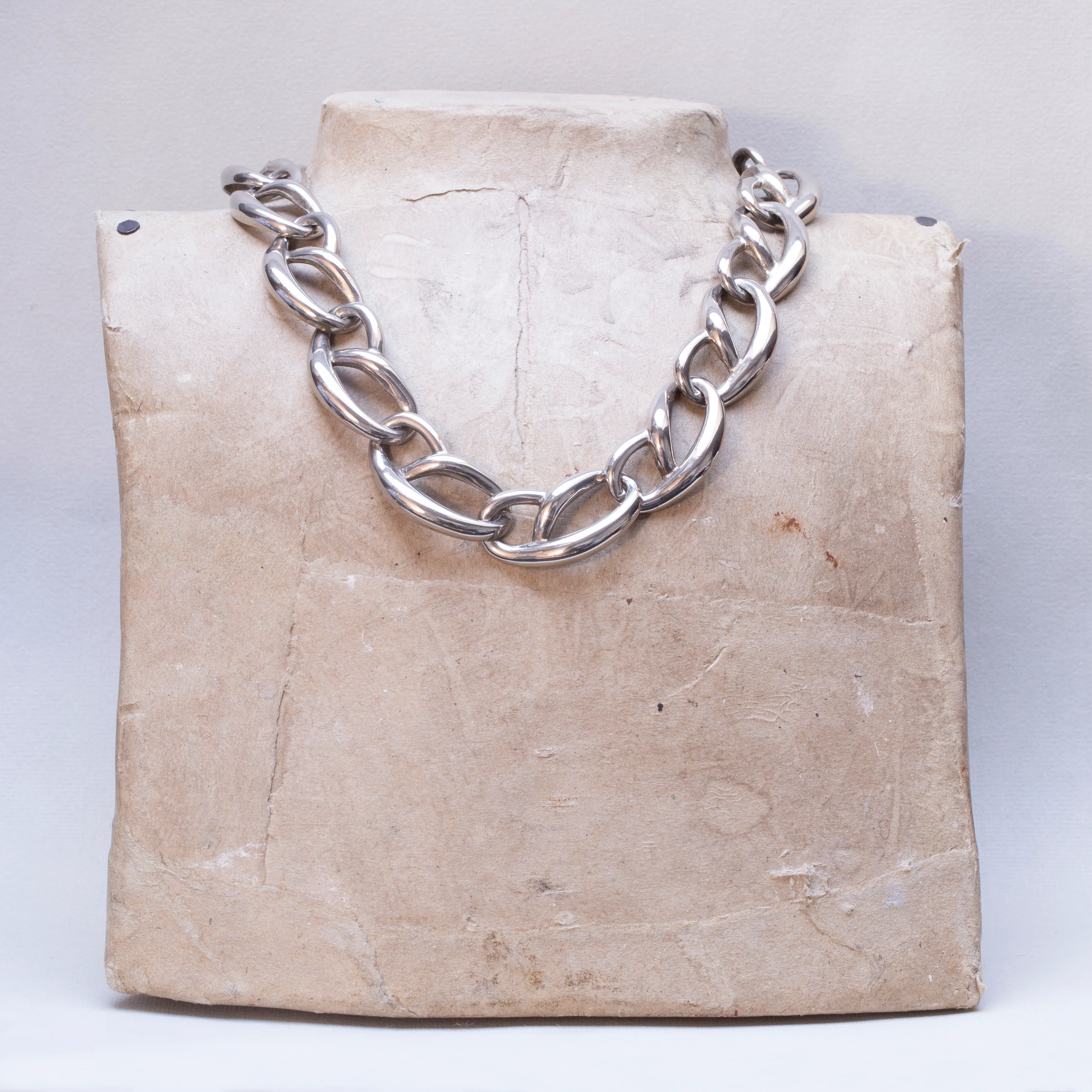 Vintage Silver Chain Necklace - Image 2