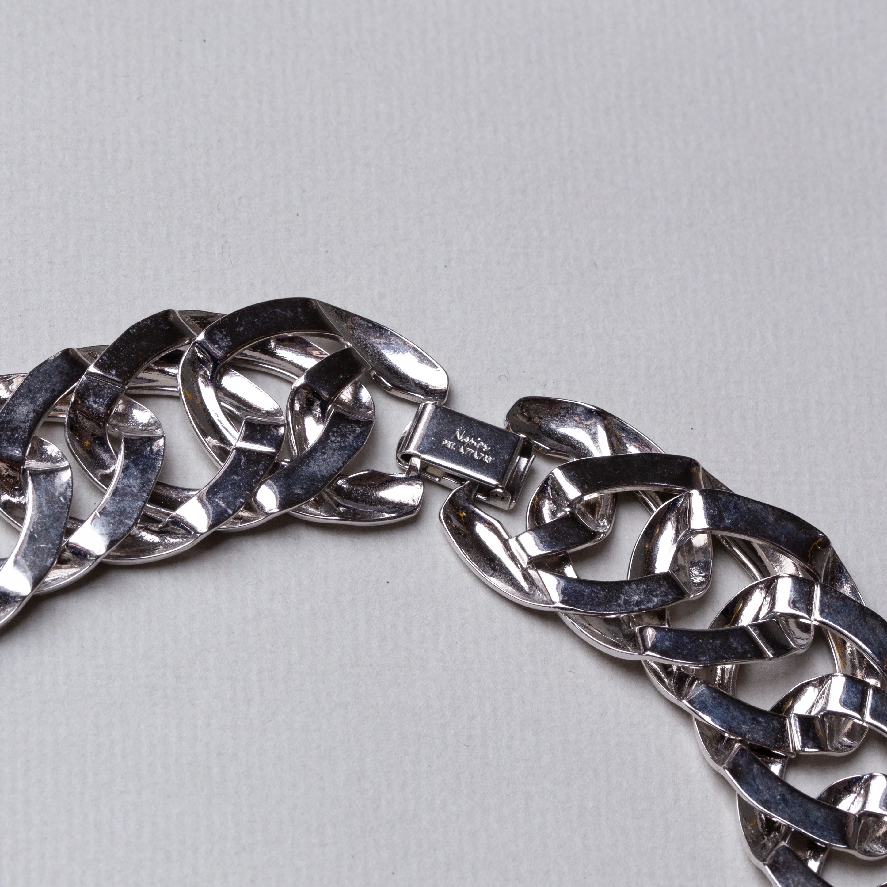 Vintage Silver Chain Necklace - Image 3