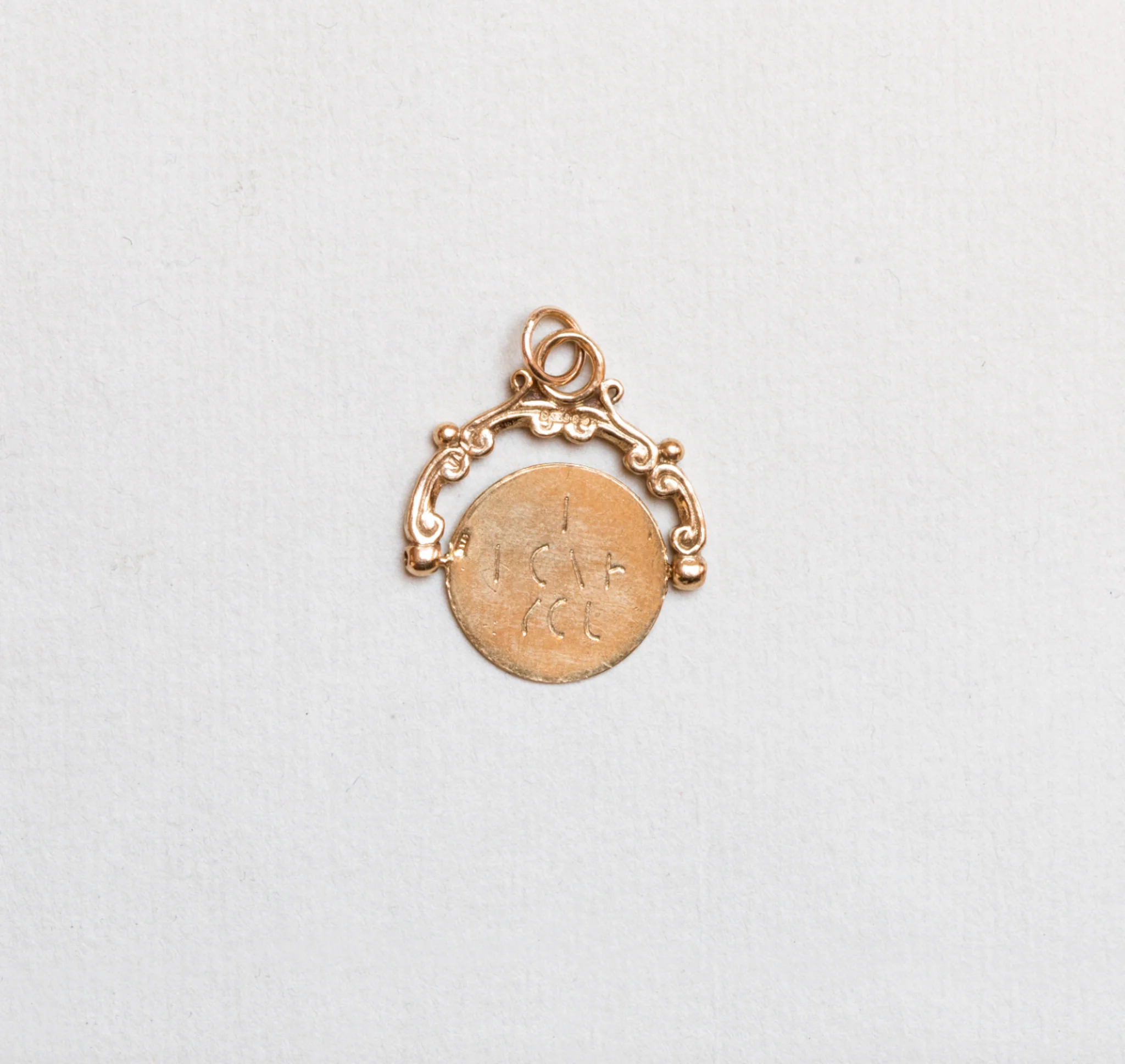 Vintage Spinning I Love You Charm Pendant - Image 10