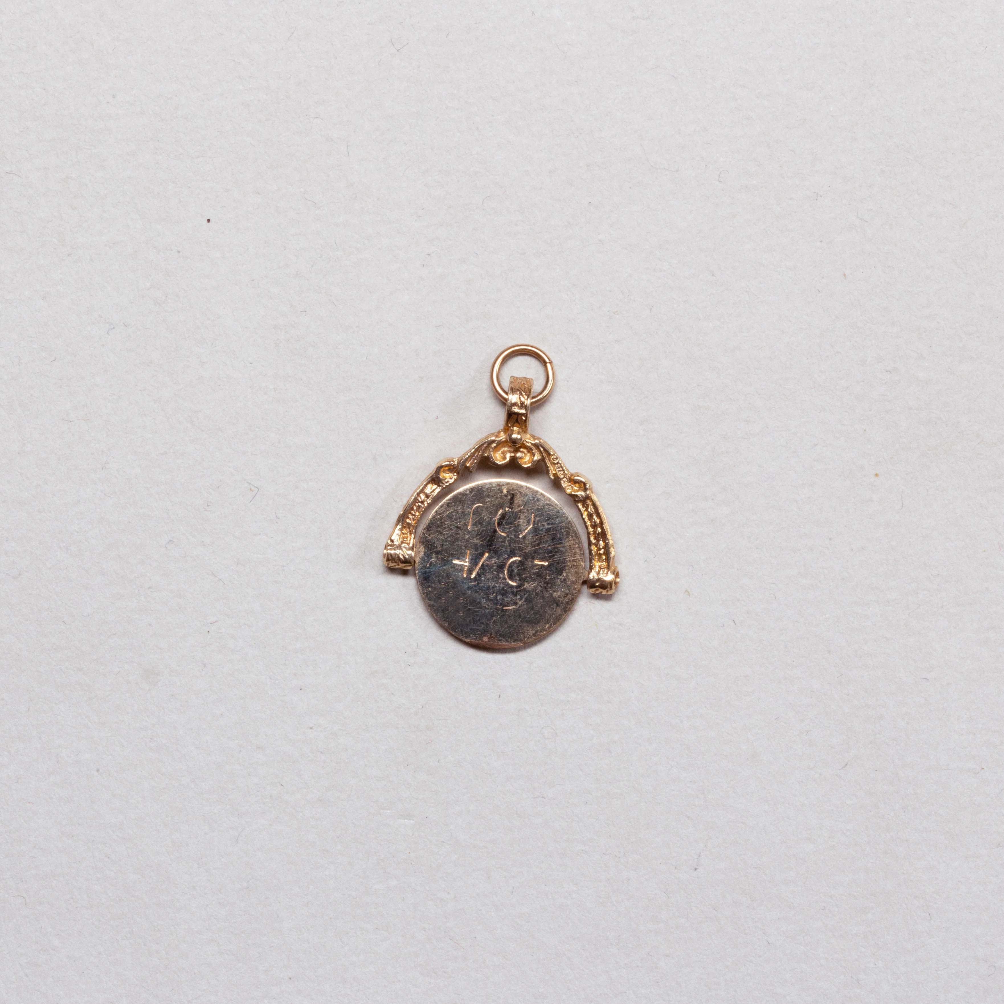 Vintage Spinning I Love You Charm Pendant - Image 3