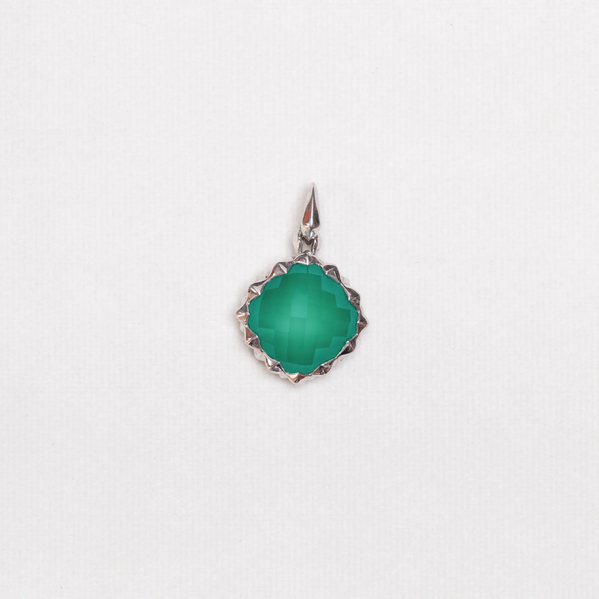 Vintage Stephen Webster Silver Chrysoprase Pendant